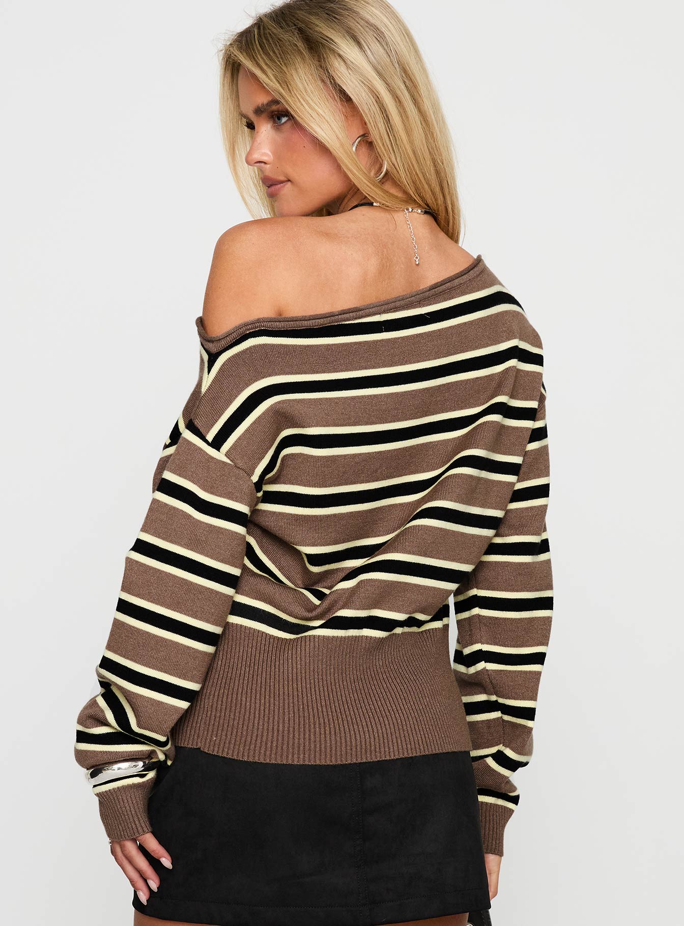 Jalira Jumper Brown Stripe、mySite、solidvoid