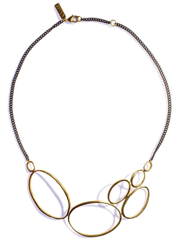  Multi Ellipse Collar Brass、mySite、elrpsem3k