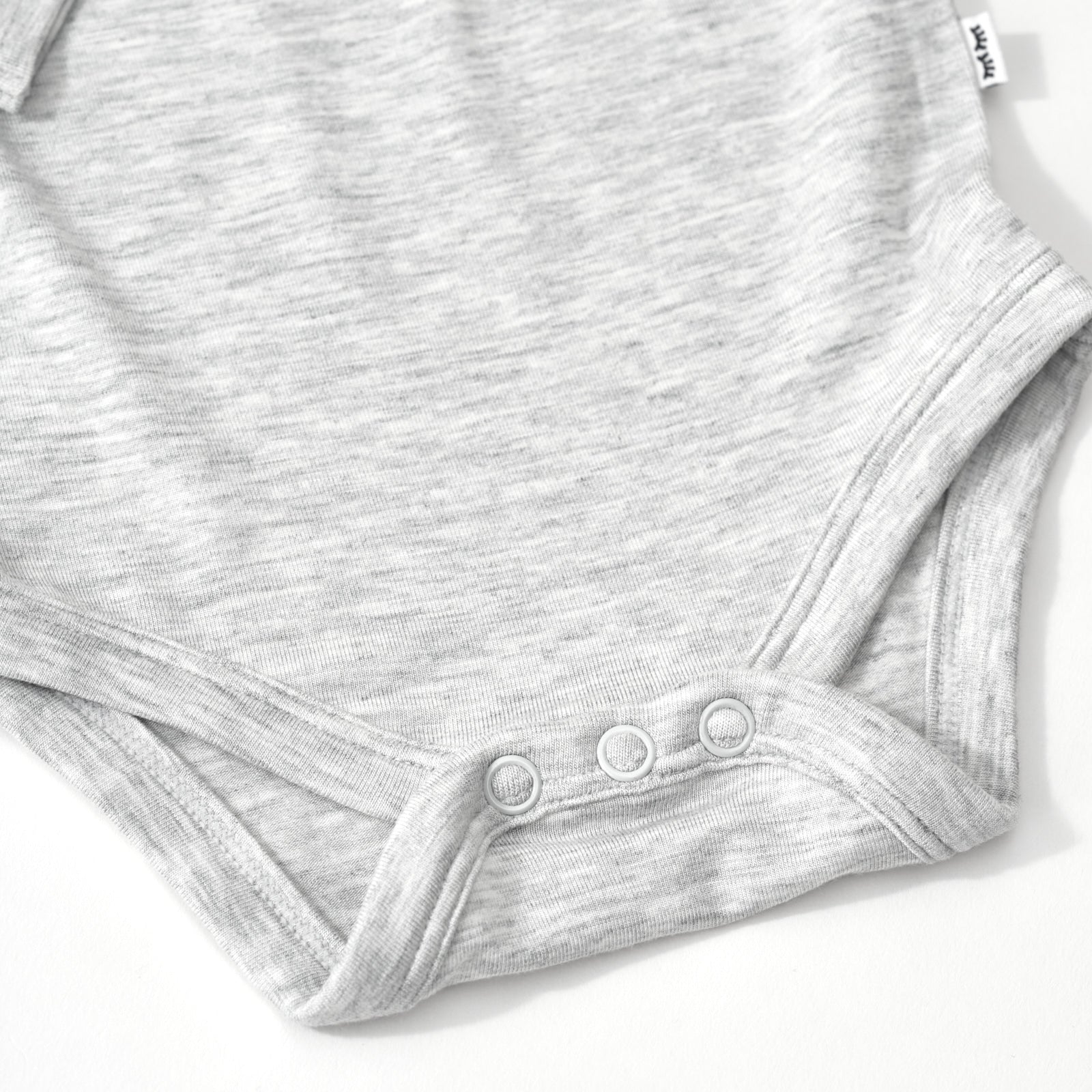 Light Heather Gray Long Sleeve Bodysuit、mySite、g9winljtr