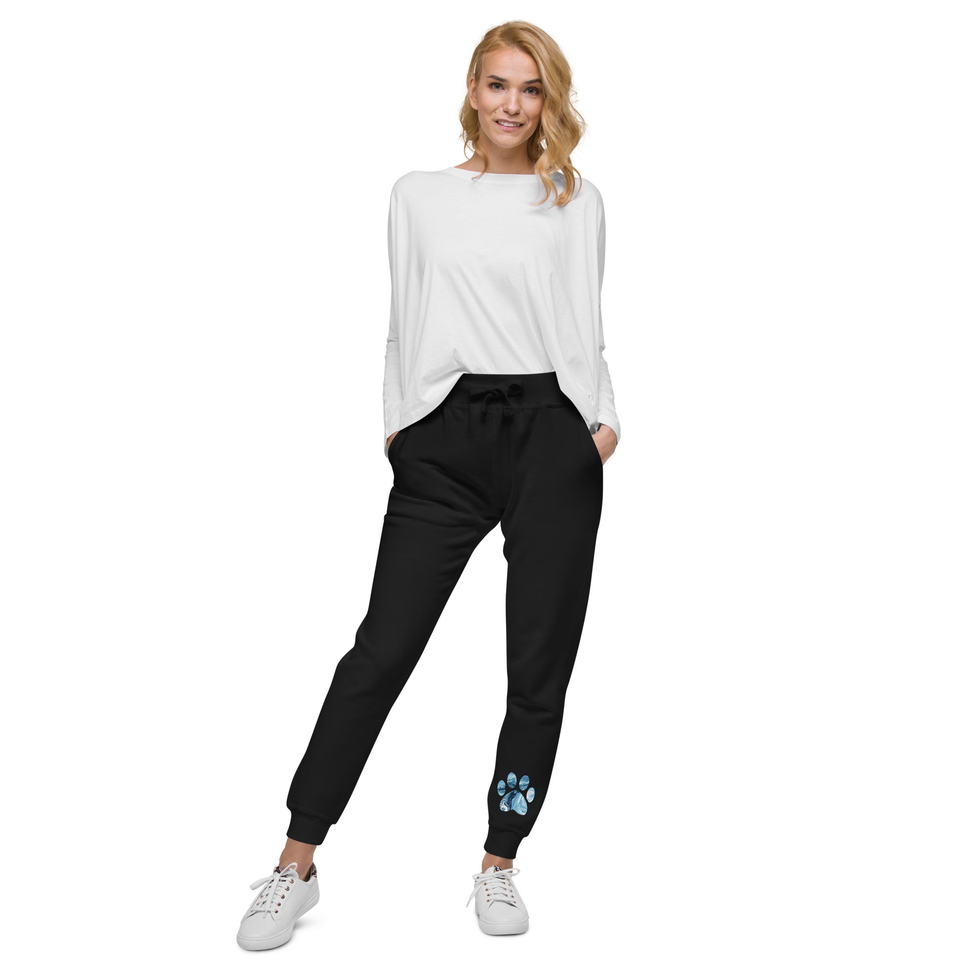 Marbled Paw Fleece Sweatpants、mySite、camillekostekn