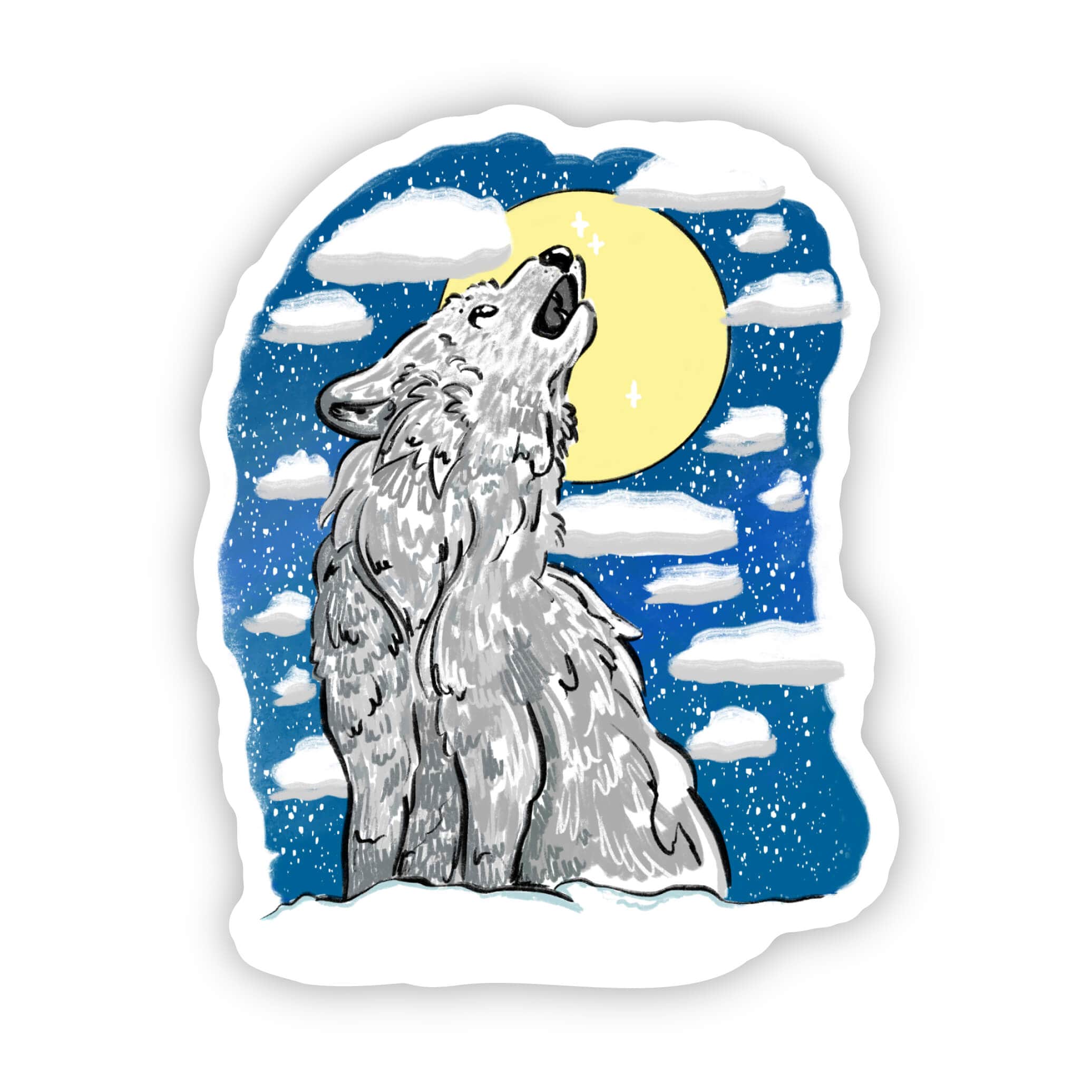  Arctic Wolf sticker、mySite、elrpsem3k
