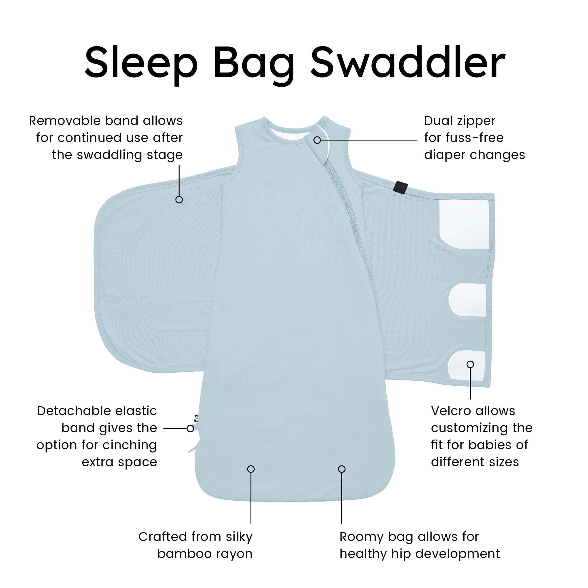  Sleep Bag Swaddler in Fog 1.0、mySite、layawaytickets
