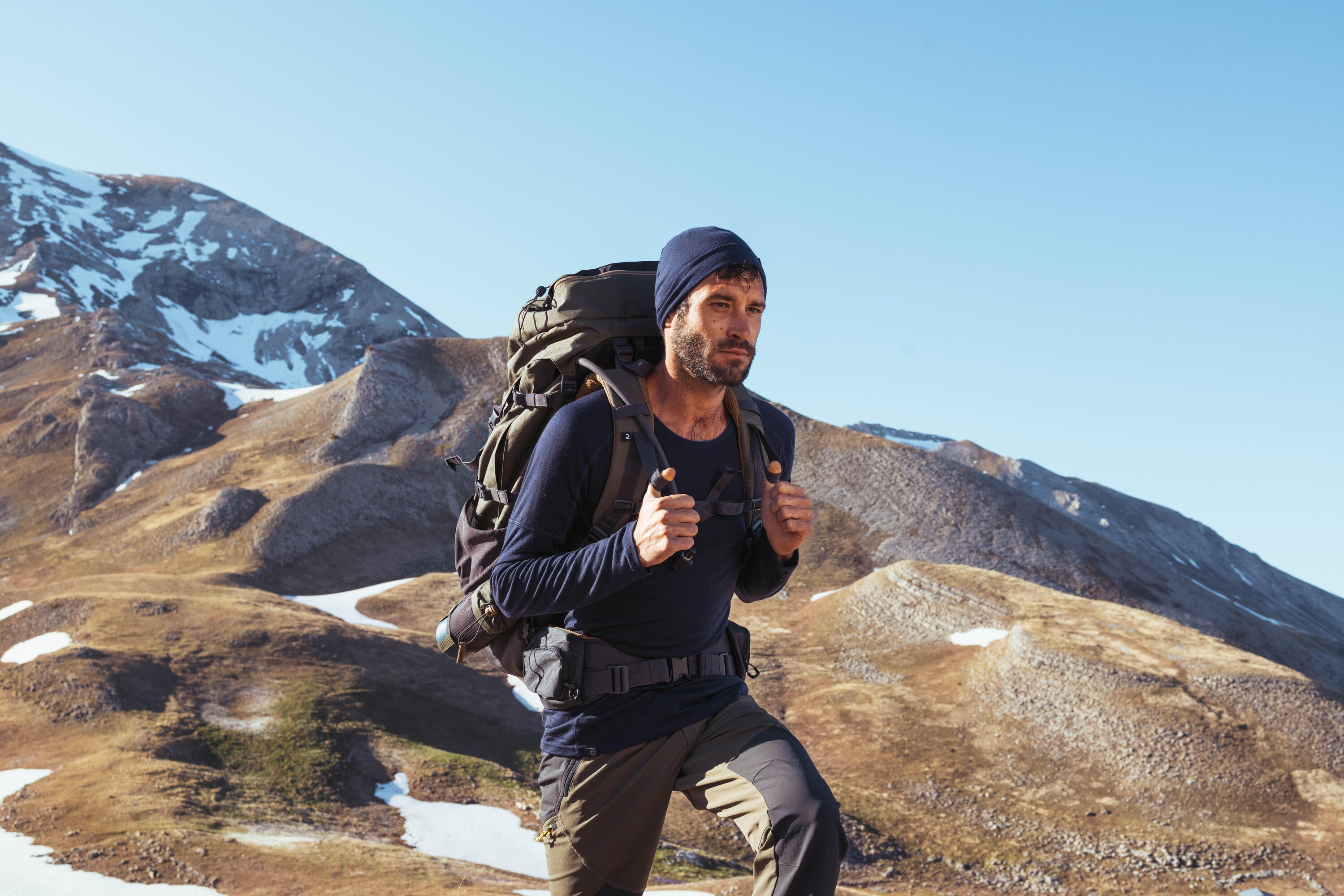 Forclaz Men's MT500 Merino Wool Long-sleeve Shirt