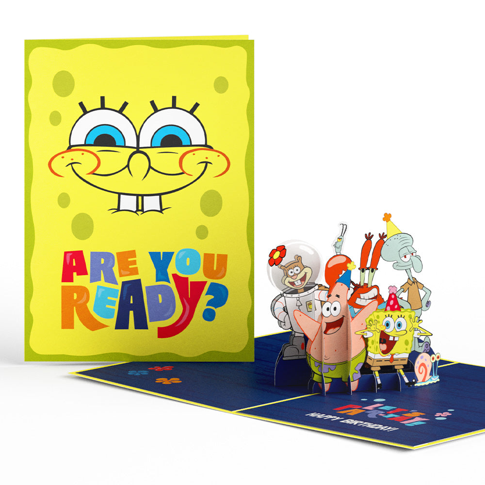 SpongeBob SquarePants Let’s Par-Tay Birthday Pop-Up Card、mySite、solidvoid