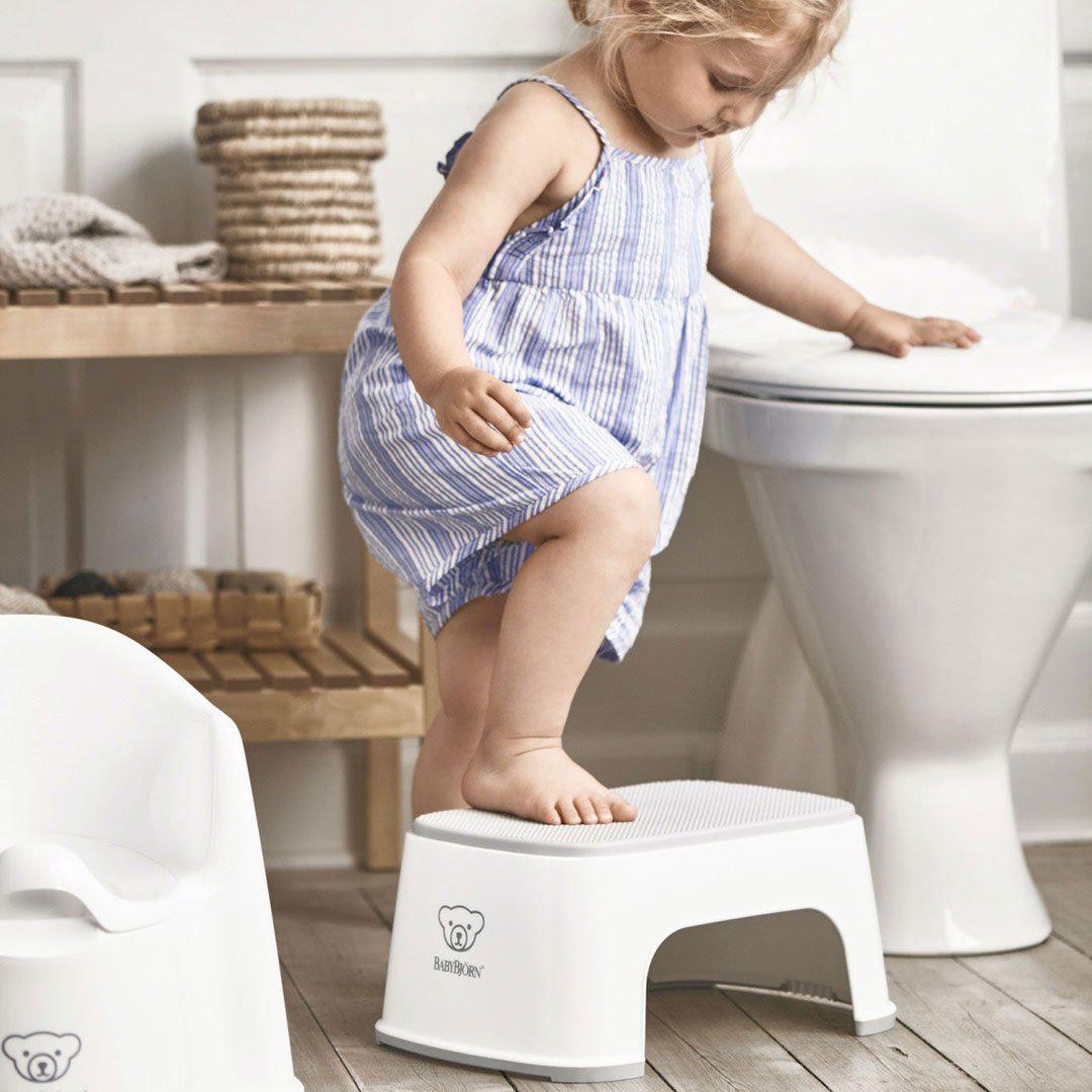  BabyBjorn Step Stool - White + Grey、mySite、merchandisen