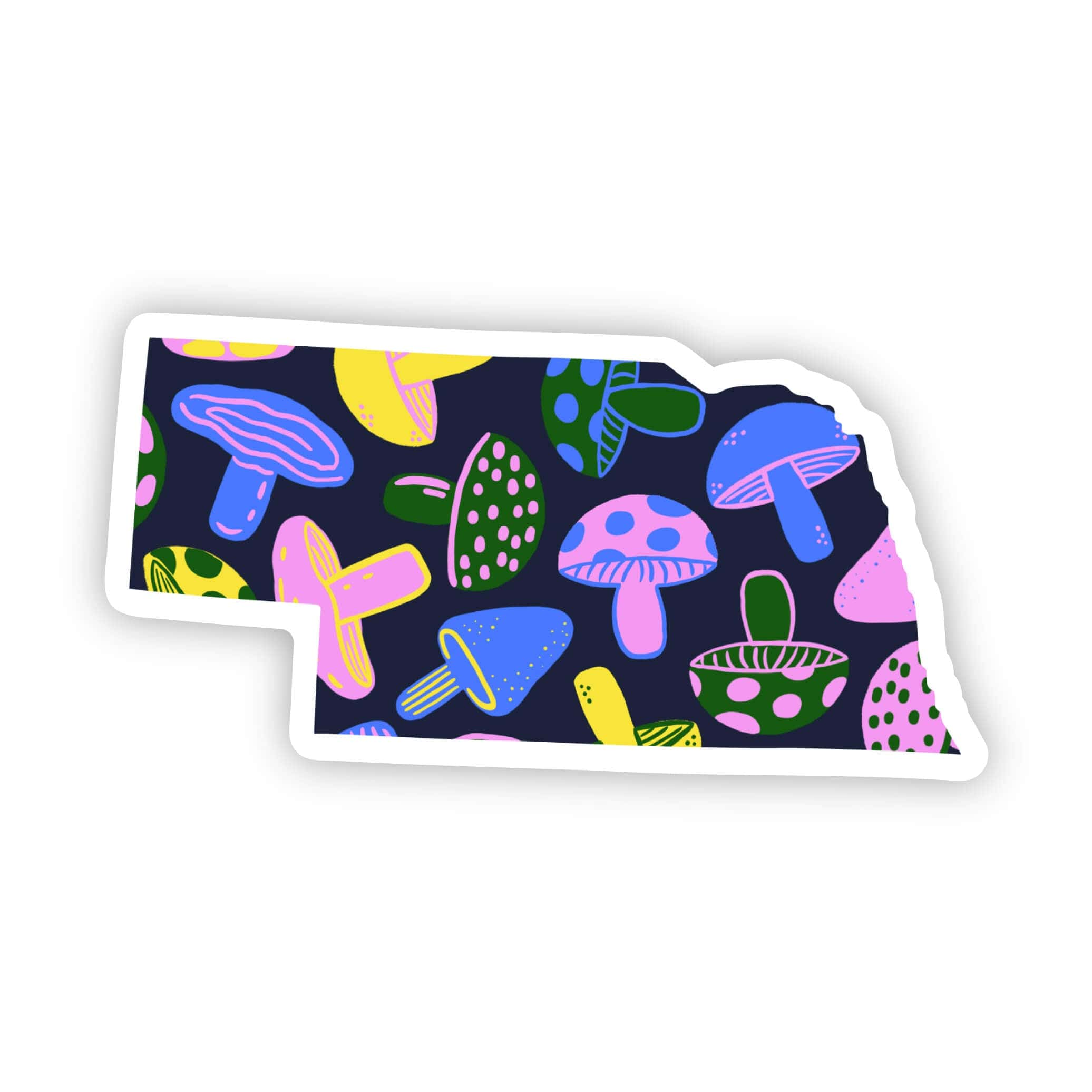  Nebraska Sticker - Mushroom、mySite、ghnorth
