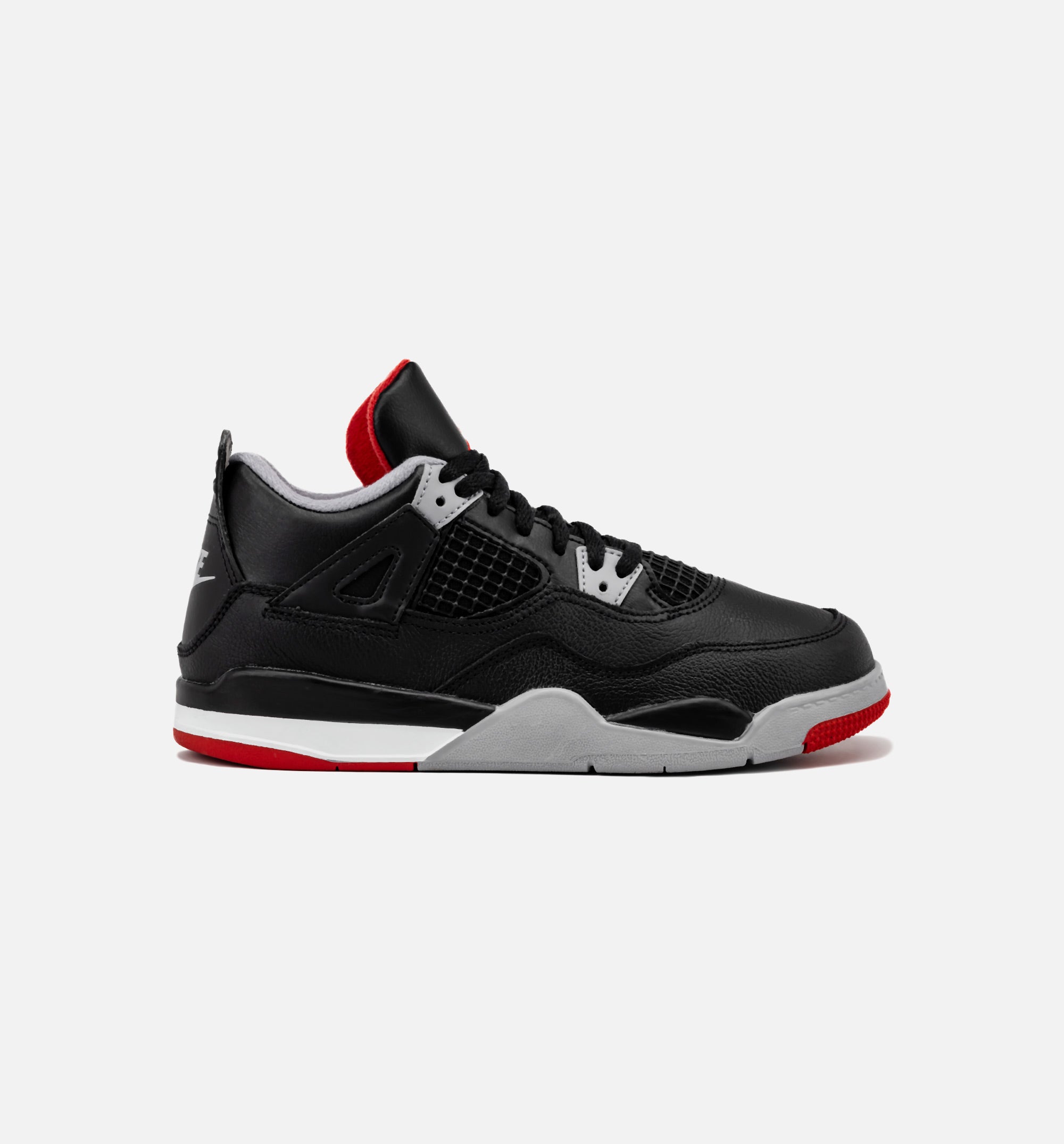Air Jordan 4 Retro Bred Reimagined Preschool Lifestyle Shoe - Black/Fire Red/Cement Grey/Summit White、mySite、dreamappss