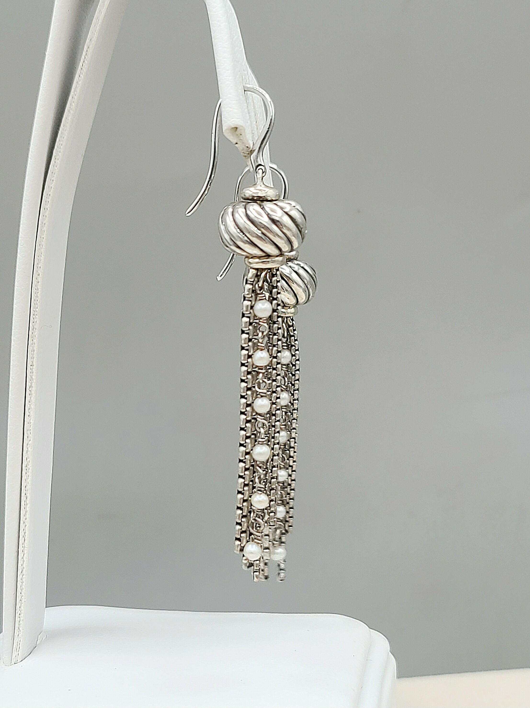 David聽Yurman聽Pearl Tassel聽Drop聽Earrings、mySite、hinf8tx79