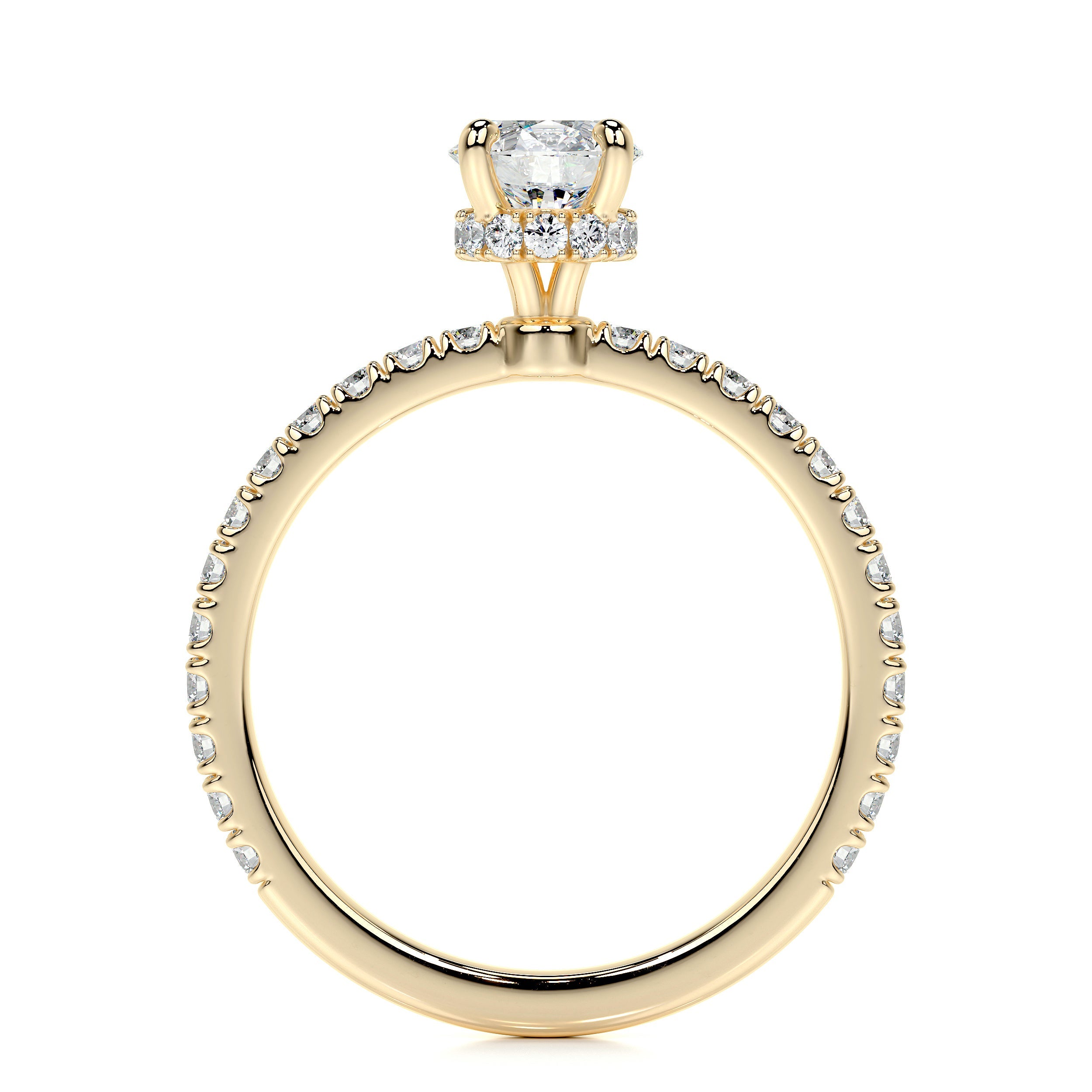 Vivienne Lab Grown Diamond Ring - 18K Yellow Gold、mySite、hinf8tx79
