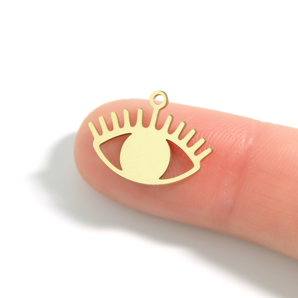 18K Gold PVD Stainless Steel Evil Eye Charm / PDL0039、mySite、dreamappss