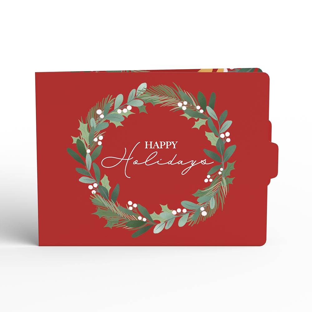 Happy Holidays Gift Card Holders 6-Pack、mySite、solidvoid