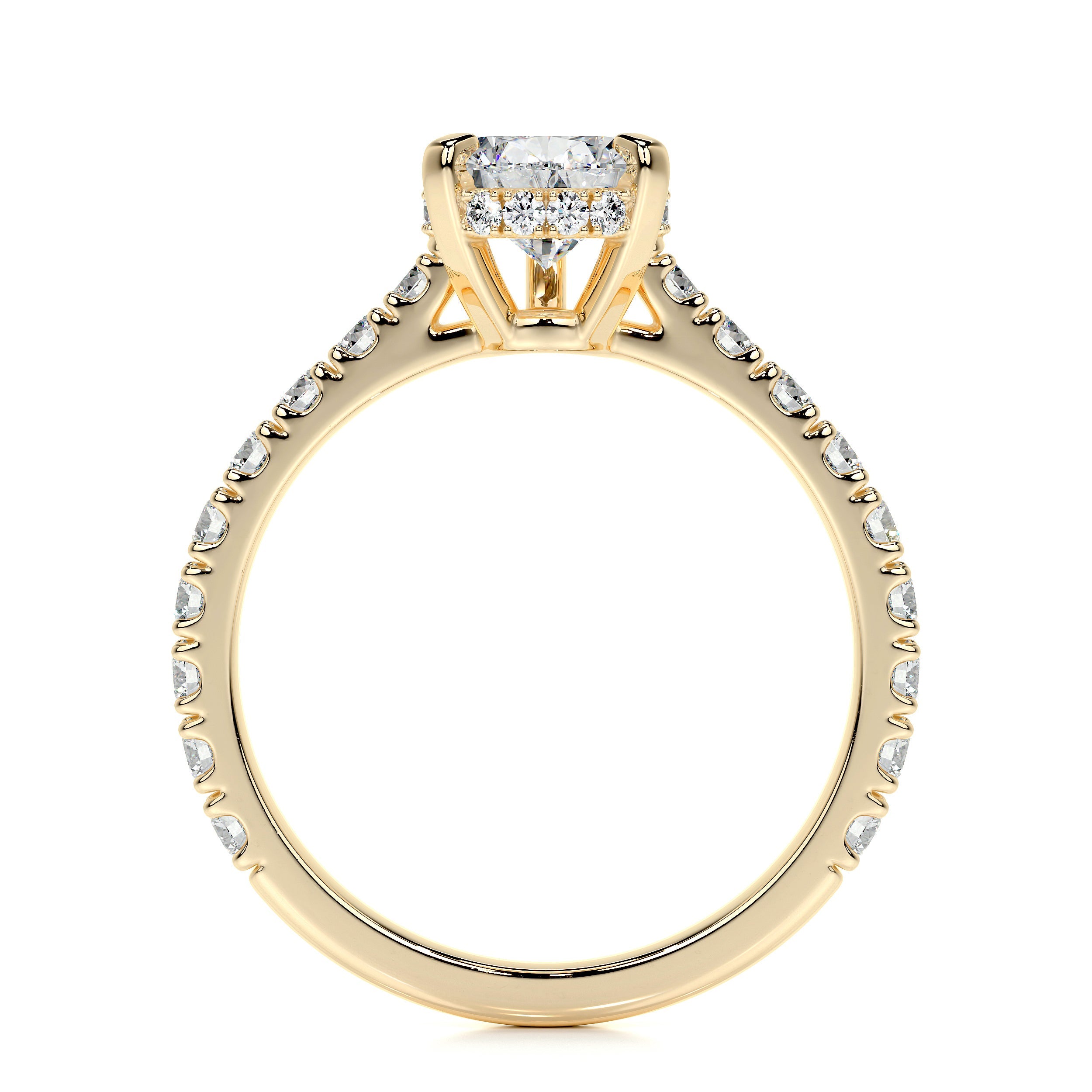 Mia Lab Grown Diamond Ring -18K Yellow Gold、mySite、hinf8tx79