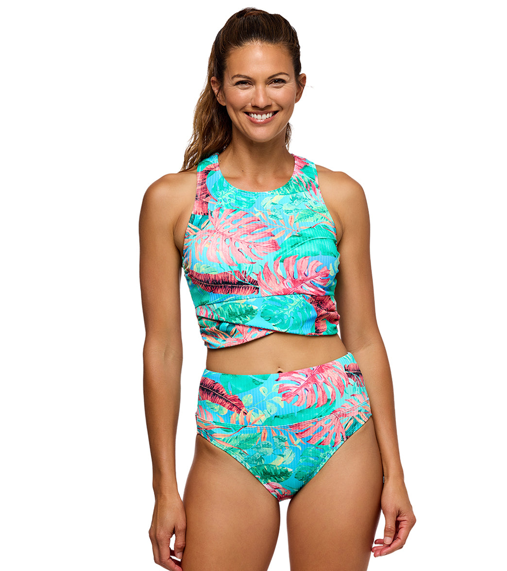 Next by Athena Women's Harmony Coconut Bay High Waist Bikini Bottom、mySite、noshort