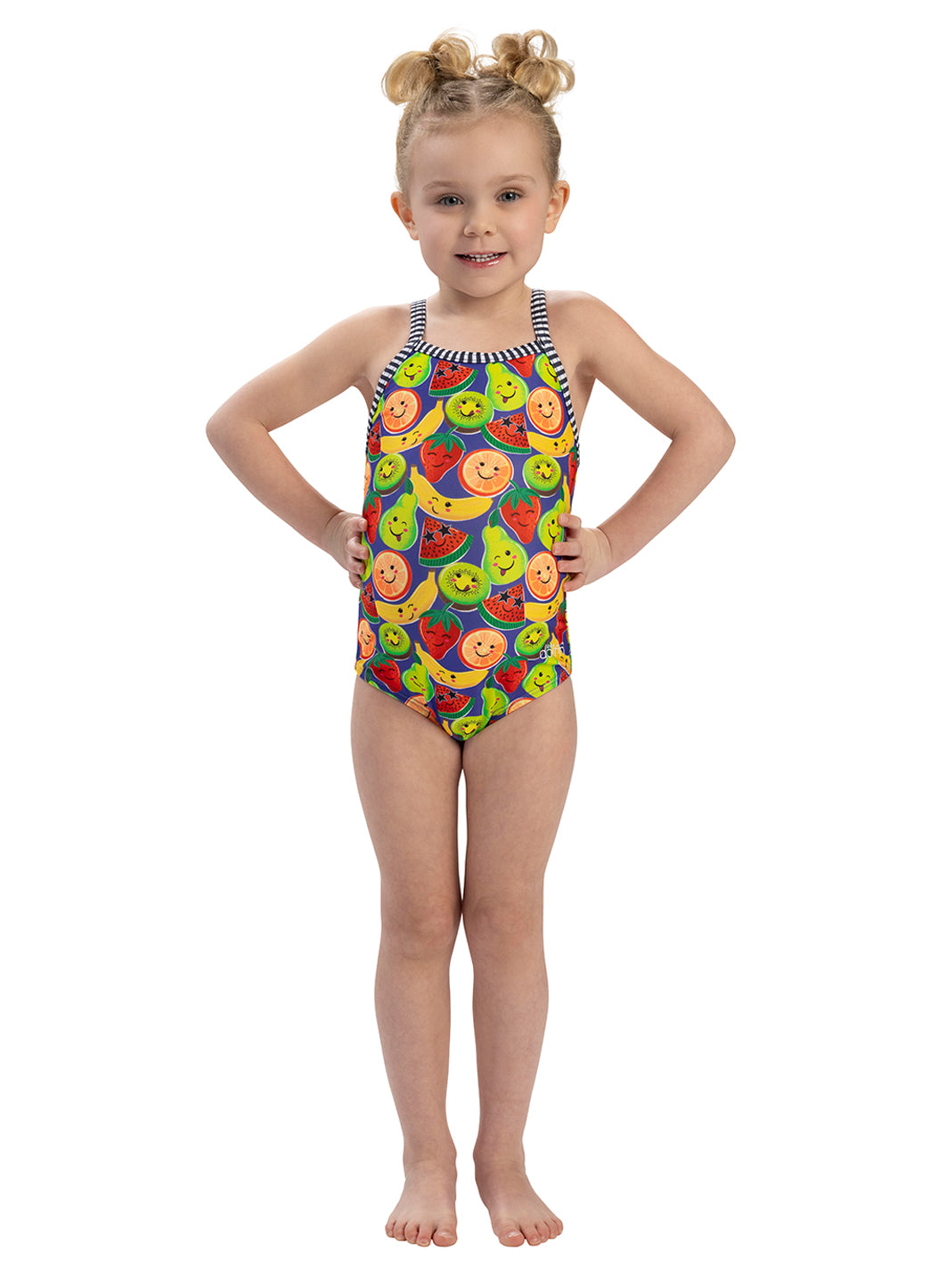 Dolfin Girls' Fruit Snack One Piece Swimsuit (Toddler, Little Kid)、mySite、noshort