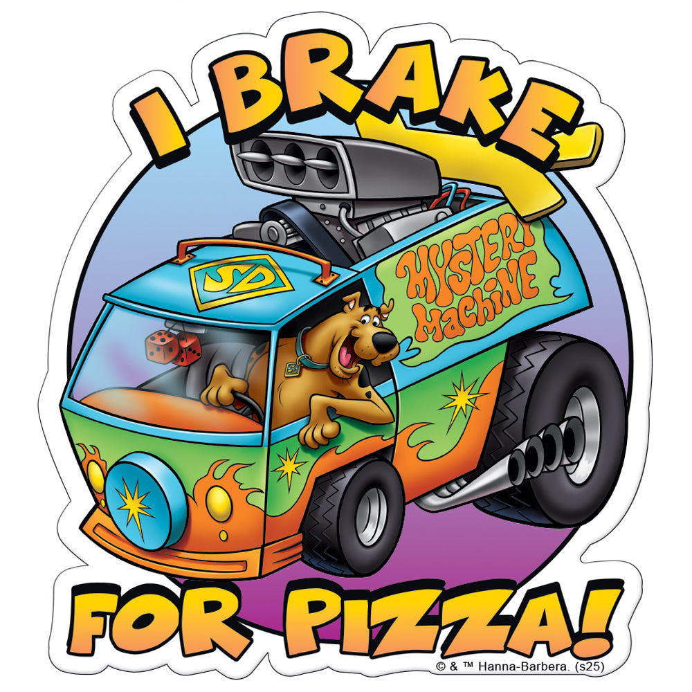  Scooby Do Pizza Vinyl Sticker Decal、mySite、ghnorth