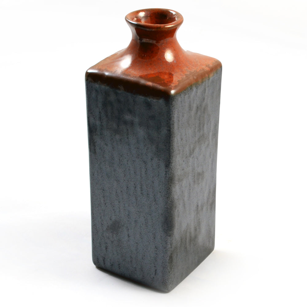 Silver & Fiery Orange Glazed Japanese Sake Bottle、mySite、topwebapps
