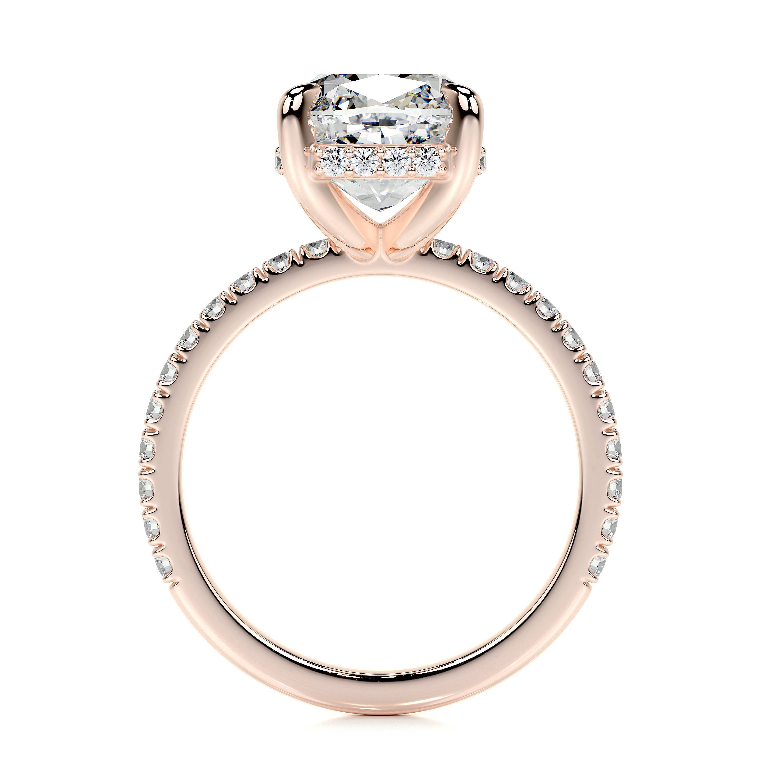 Beatriz Lab Grown Diamond Ring -14K Rose Gold (RTS)、mySite、hinf8tx79
