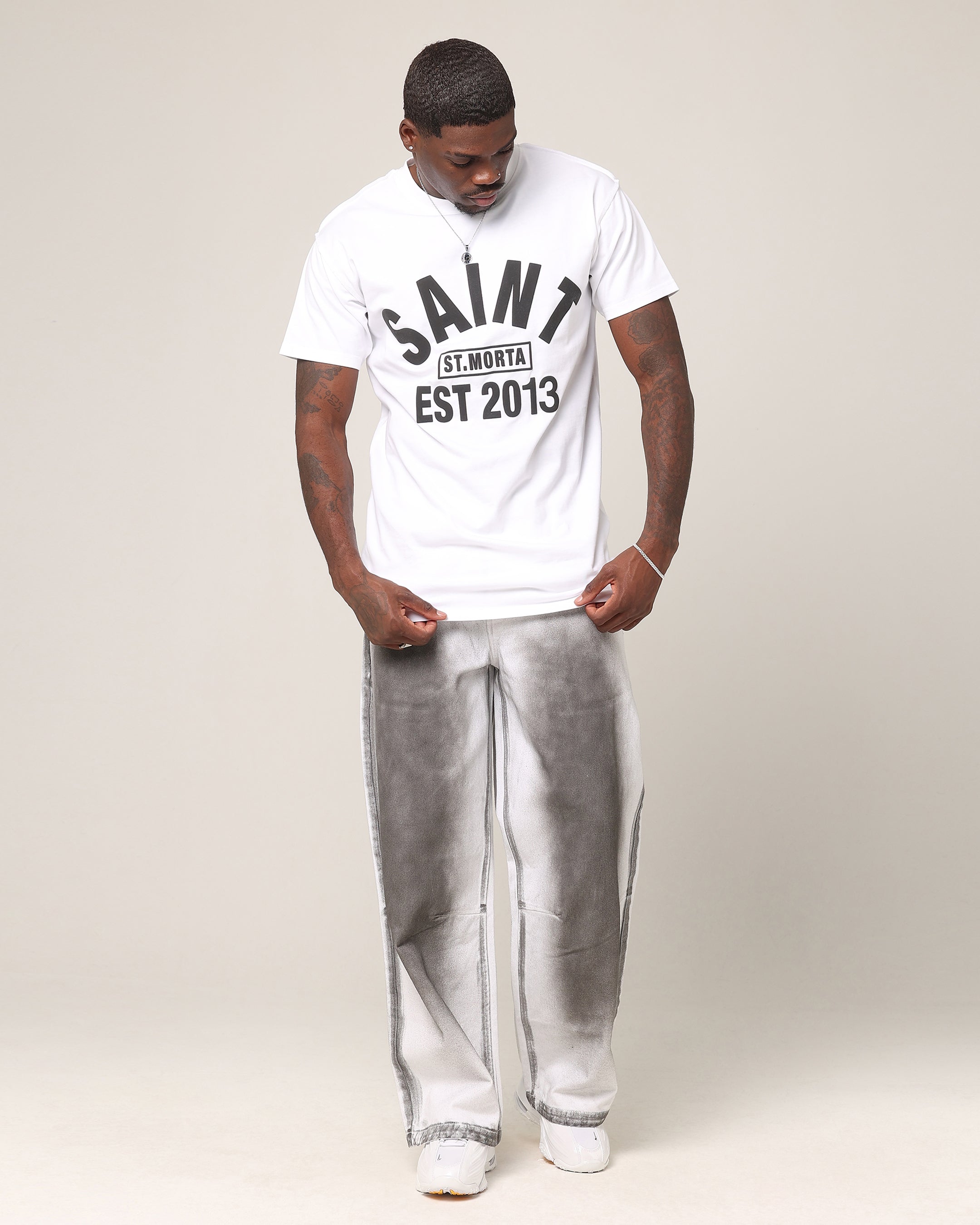 Saint Morta St Morta Lafayette T-Shirt White、mySite、zt4zffjzw