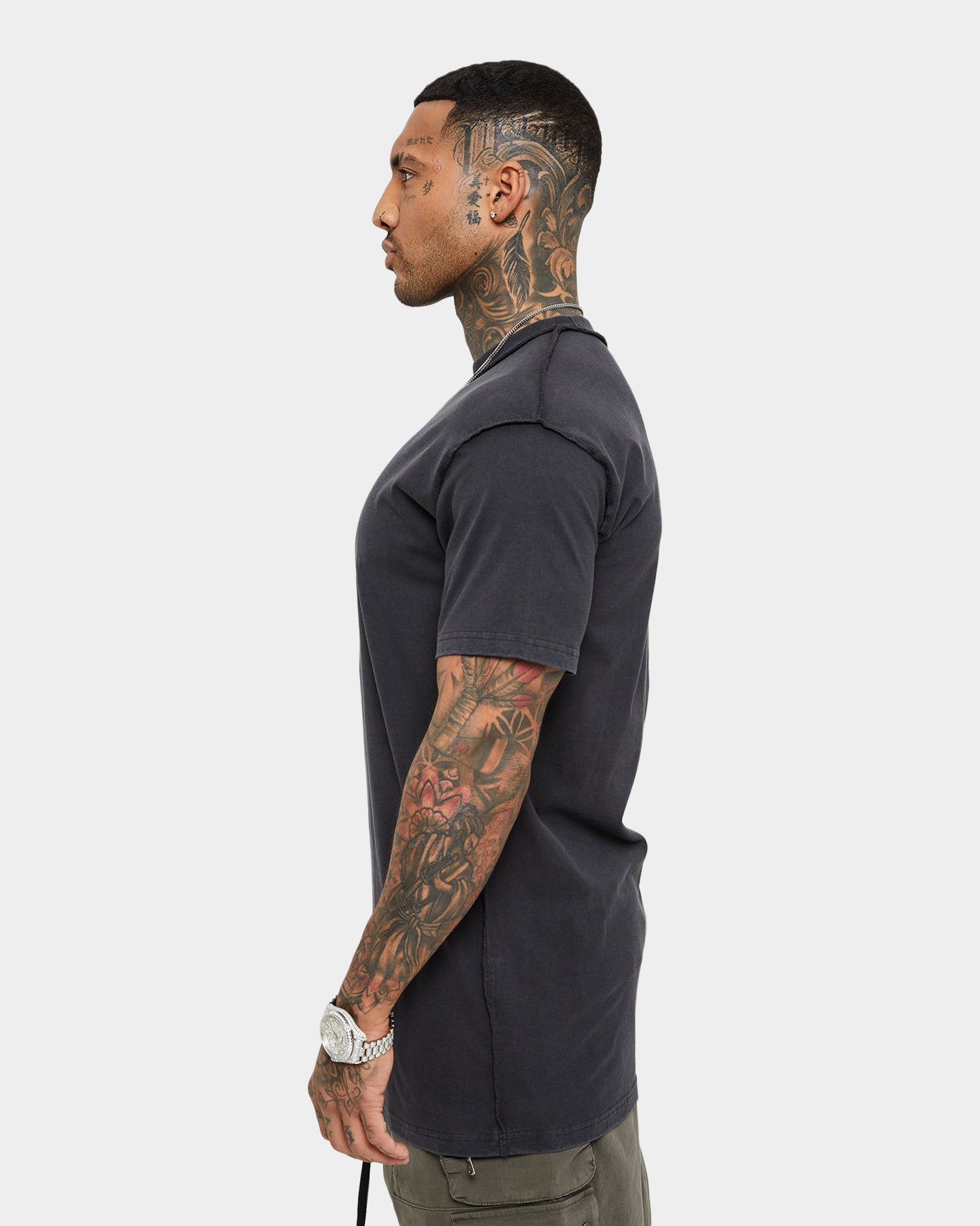 Saint Morta Dagger Reverse Lafayette T-Shirt Dark Vintage Black、mySite、zt4zffjzw