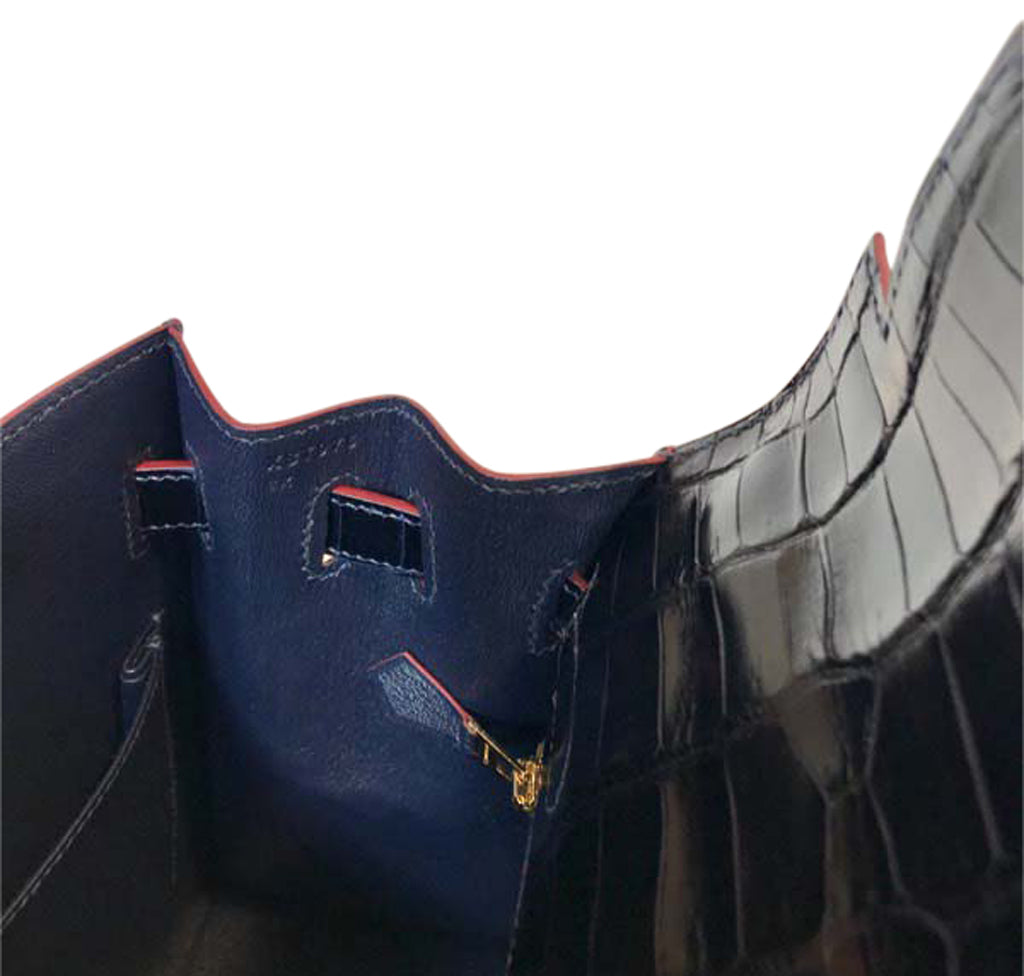 Hermès Kelly 32 Bleu Marine Crocodile、mySite、garminoutage.com