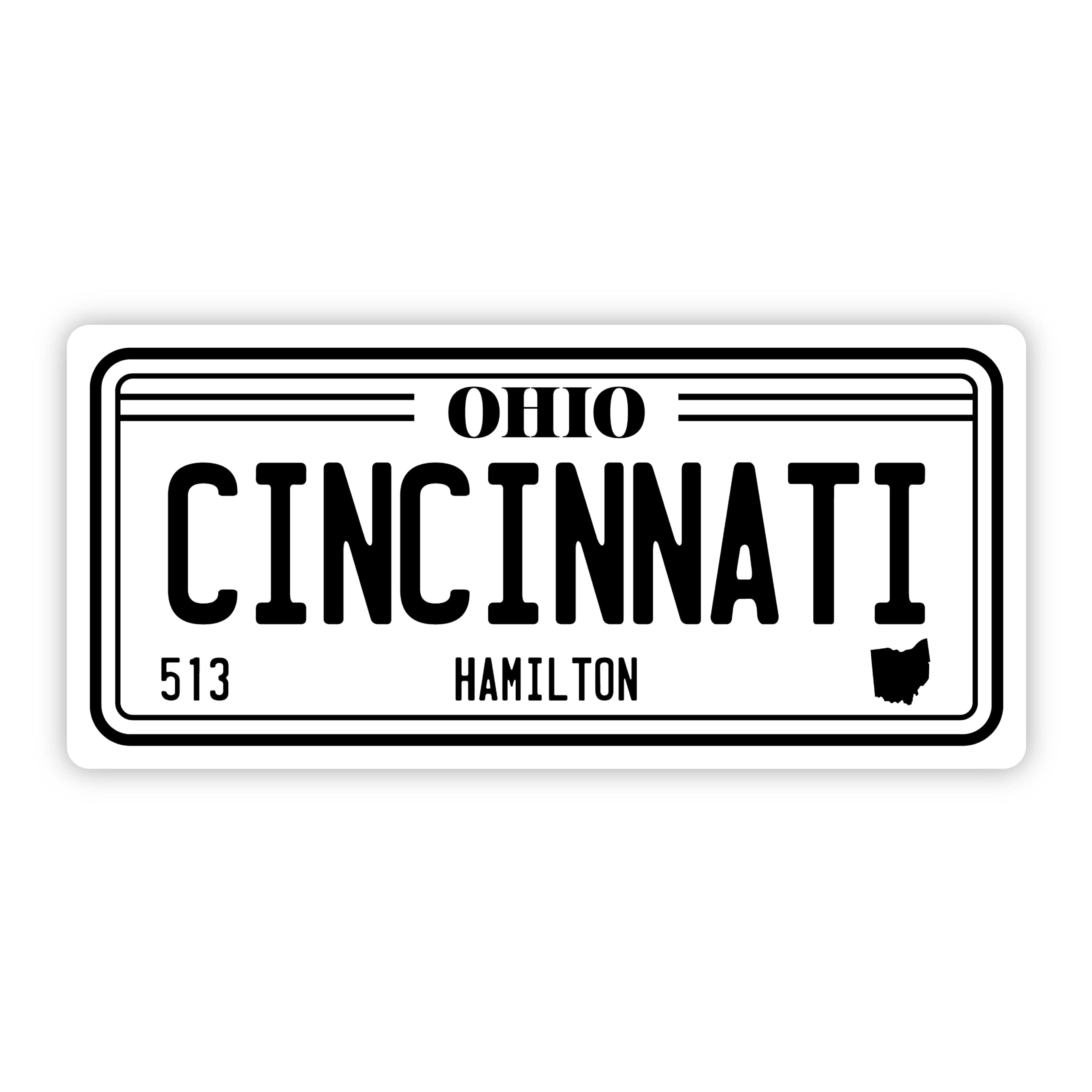  Cincinnati Ohio 513 Bumper Sticker (5 inch)、mySite、ghnorth