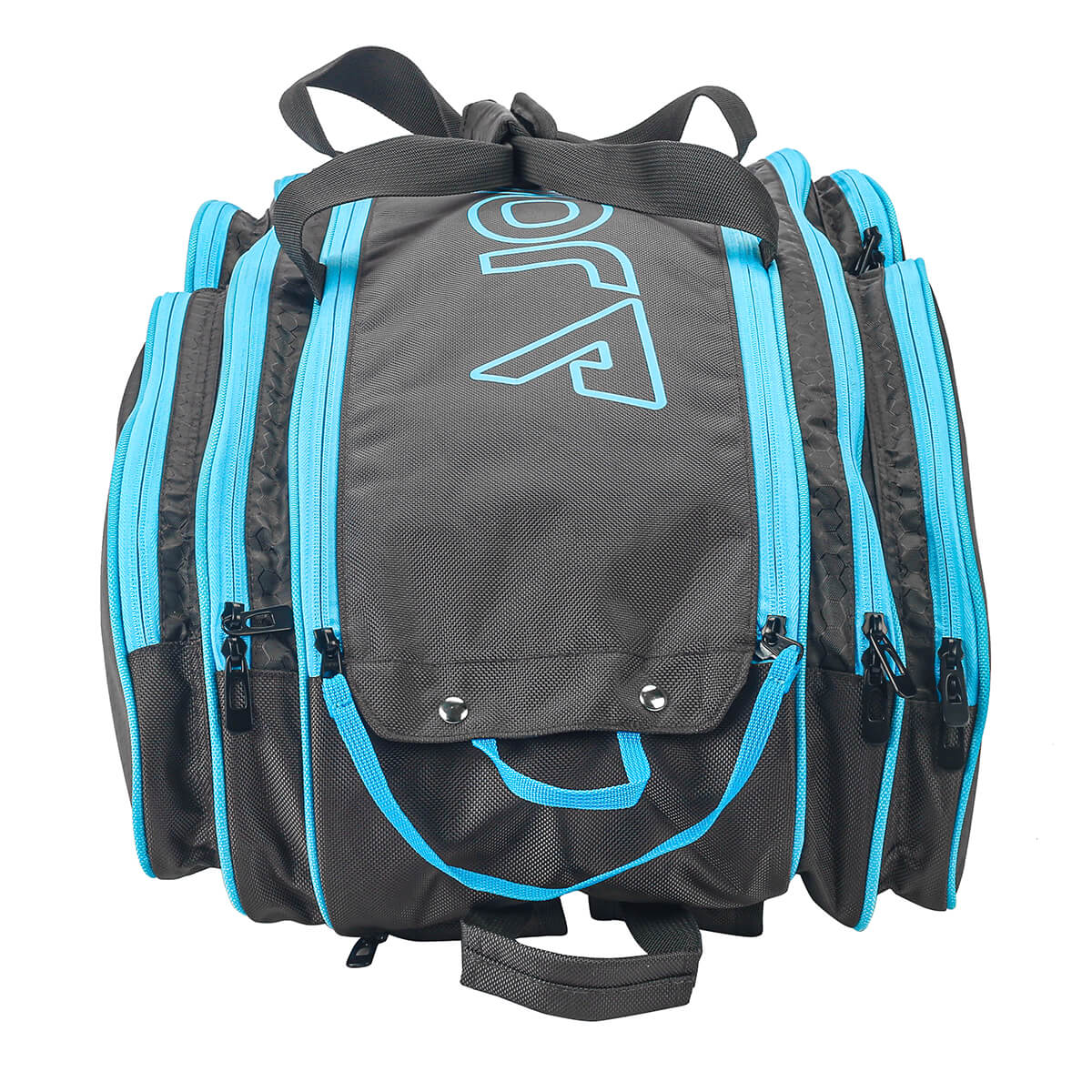 JOOLA Tour Elite Pickleball Bag (Black/Light Blue)
