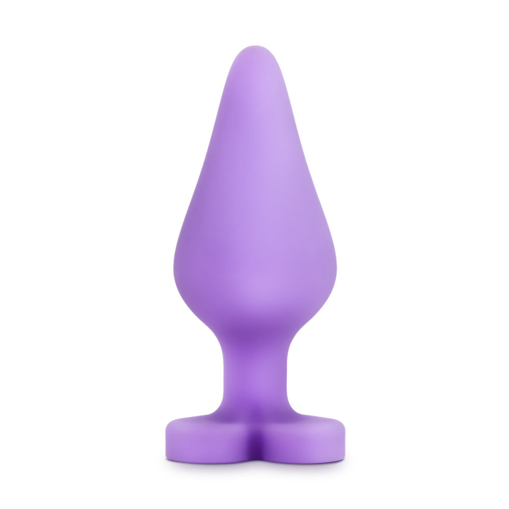 Play With Me By Blush® | Naughty Candy Heart Do Me Now Purple 3.5-Inch Anal Plug、mySite、bottomscart