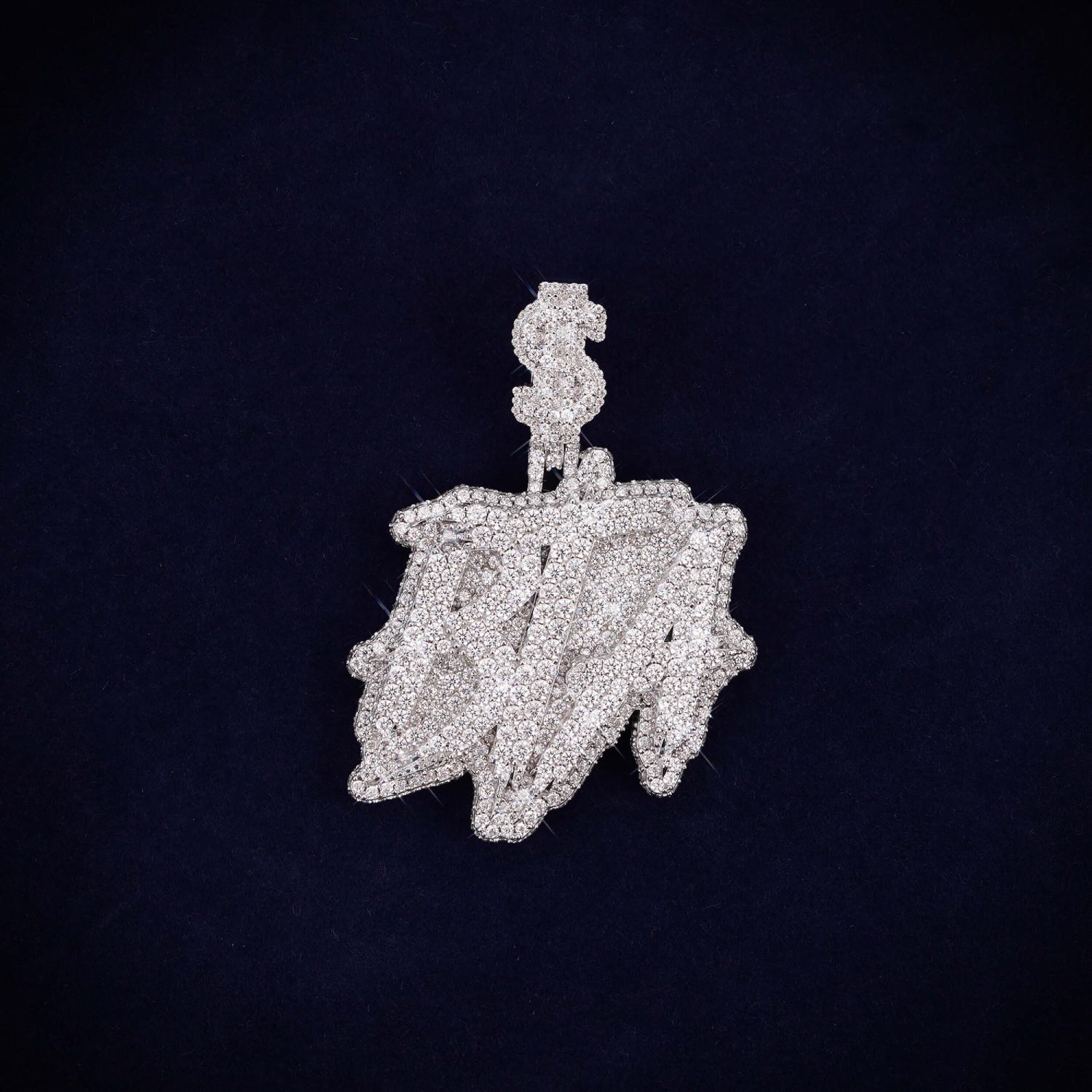 BTA Custom Name Moissanite Pendant 14K Gold、mySite、hinf8tx79