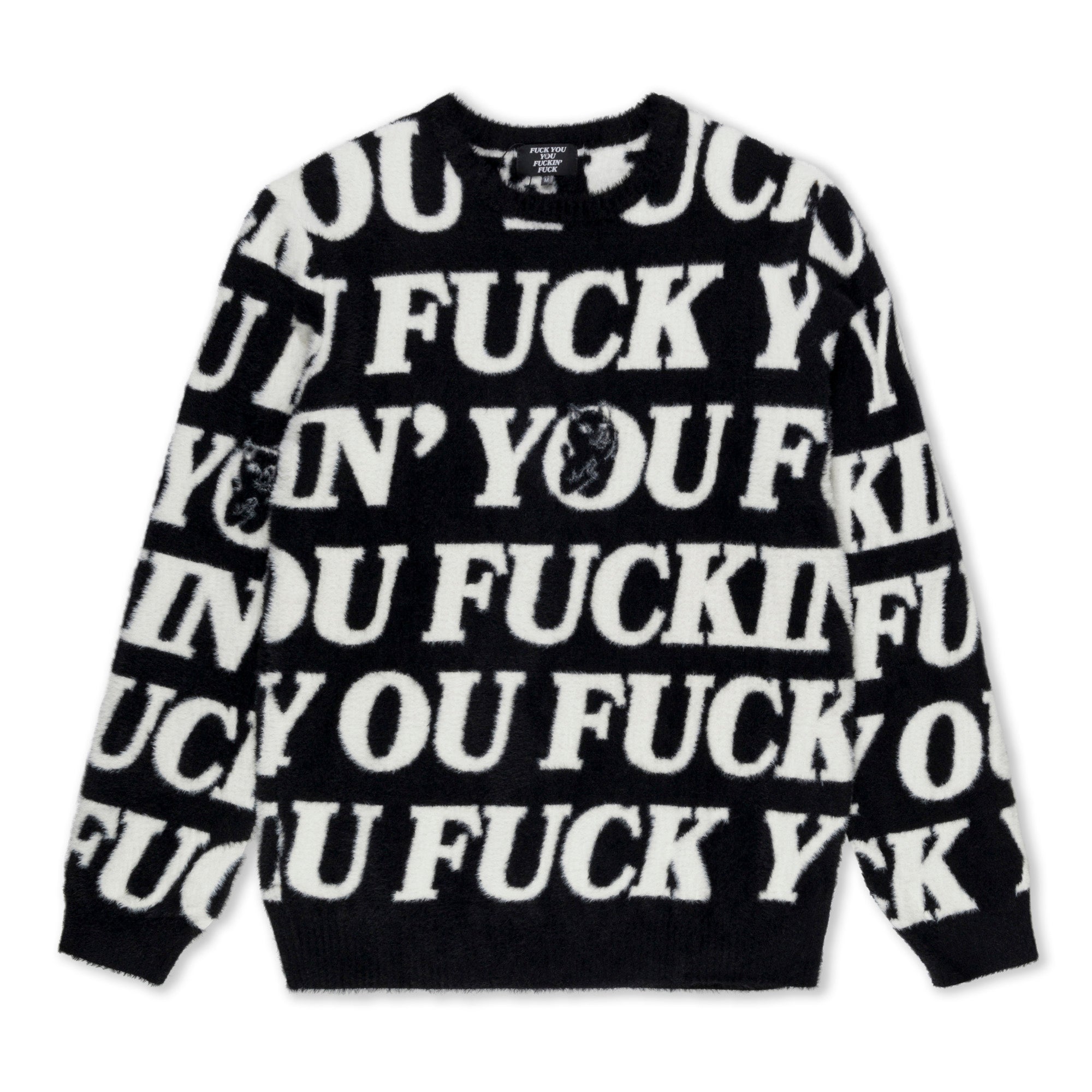  Fuckin Fuck Mohair Sweater (Black)、mySite、merchandisen