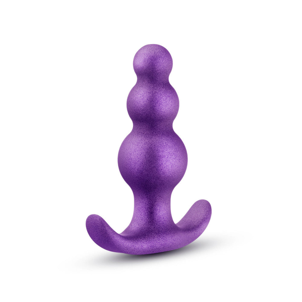 Anal Adventures Matrix By Blush® | The Supernova Plug: 3 inch Beaded Butt Plug in Galactic Purple | With Stayput™ Technology & AnchorTech™ Base、mySite、bottomscart
