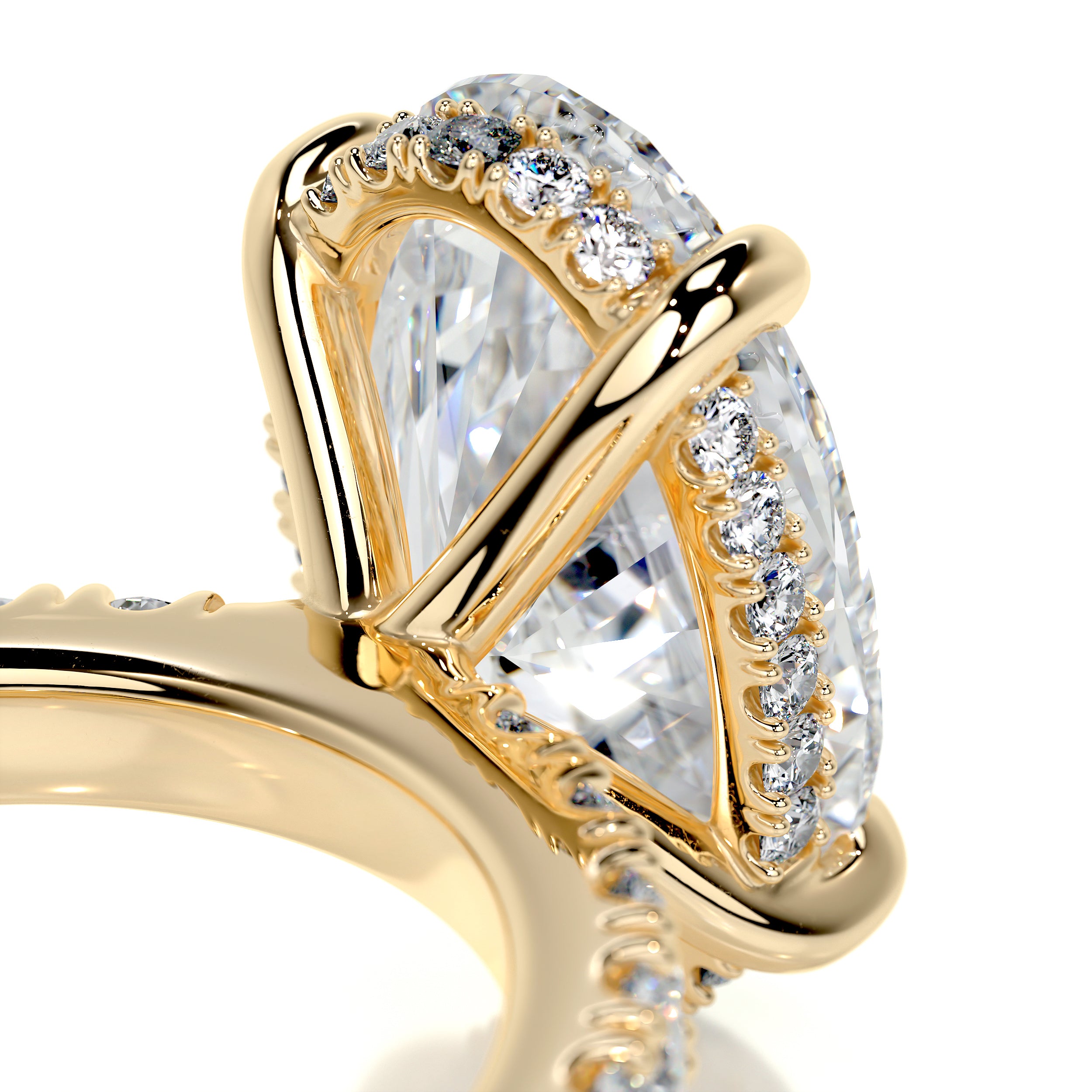 Lucy Diamond Engagement Ring -18K Yellow Gold、mySite、hinf8tx79