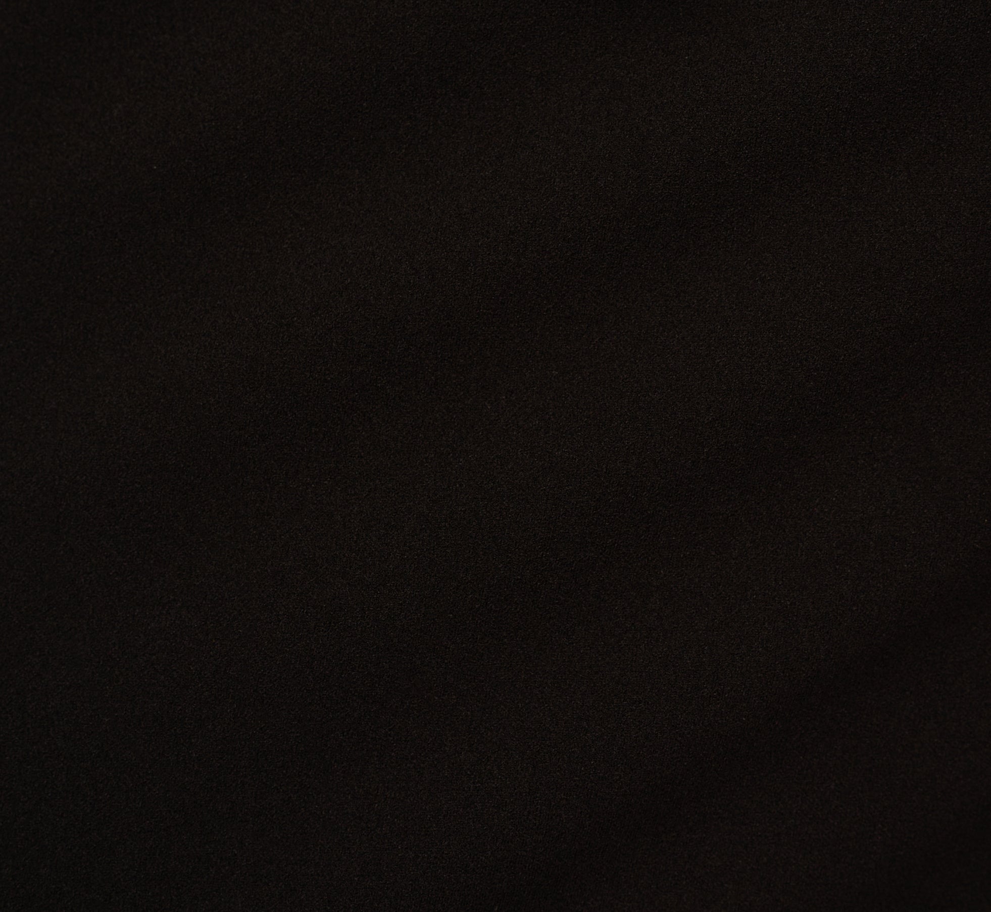 Three Quarter Sleeve Trapeze Dress With Ruffle Mock Neck In Black、mySite、solidvoid