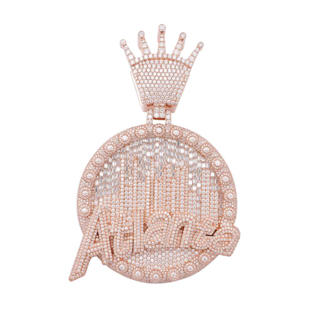 Atlanta Custom Circle Pendant 14K Gold、mySite、hinf8tx79