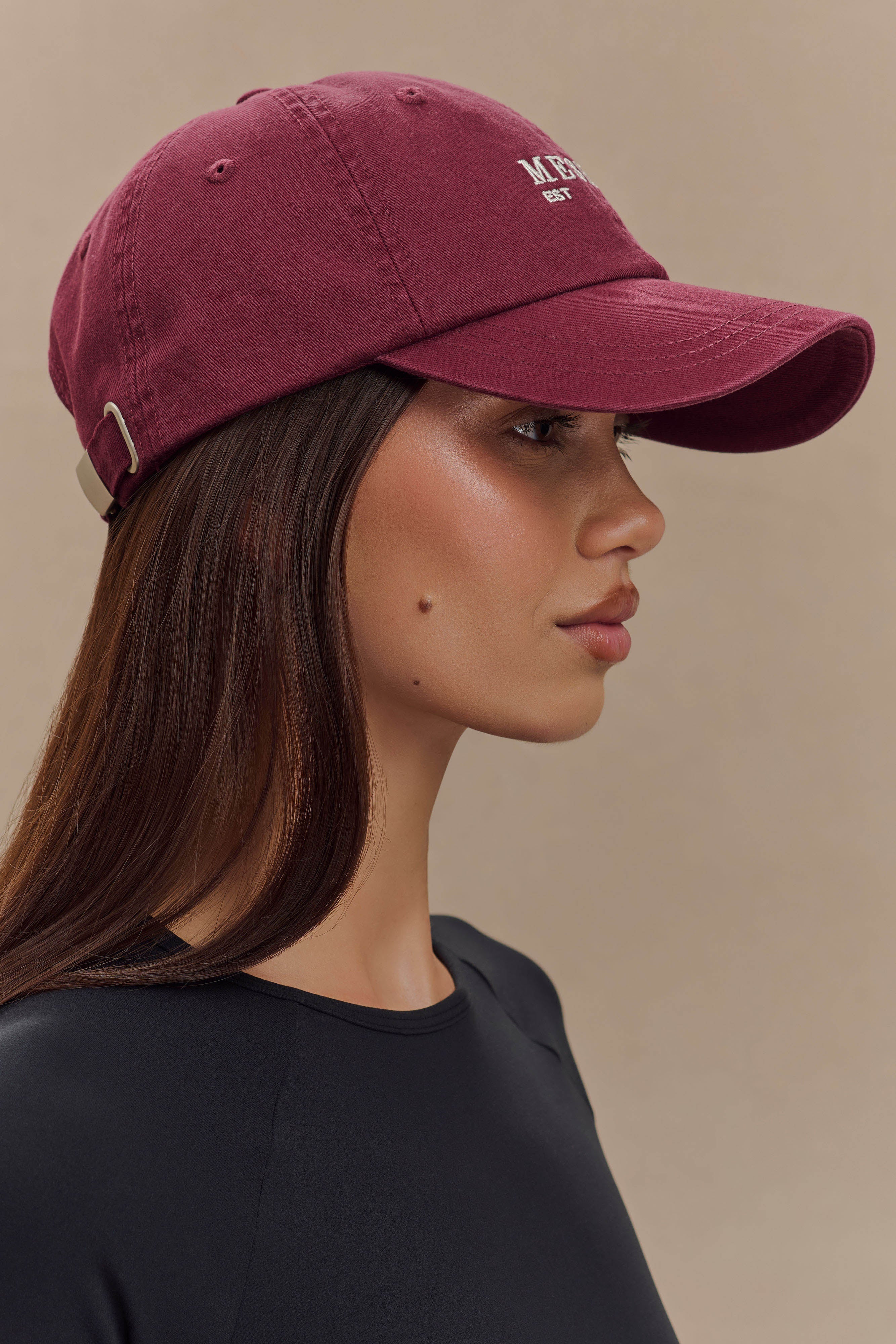 MESHKI Ball Cap - Burgundy、mySite、solidvoid