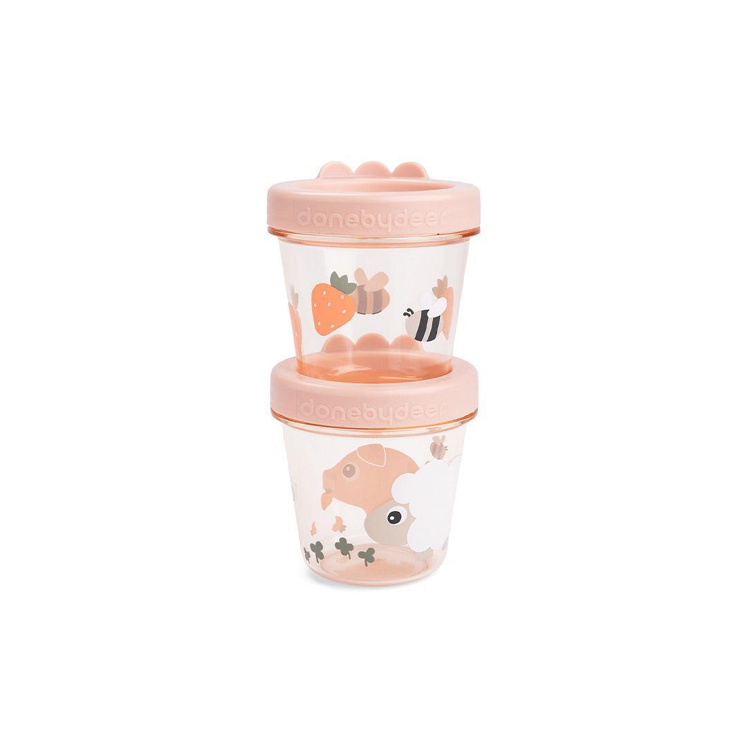  Done By Deer Baby Food Container 2 Pack - Tiny Farm Powder、mySite、merchandisen
