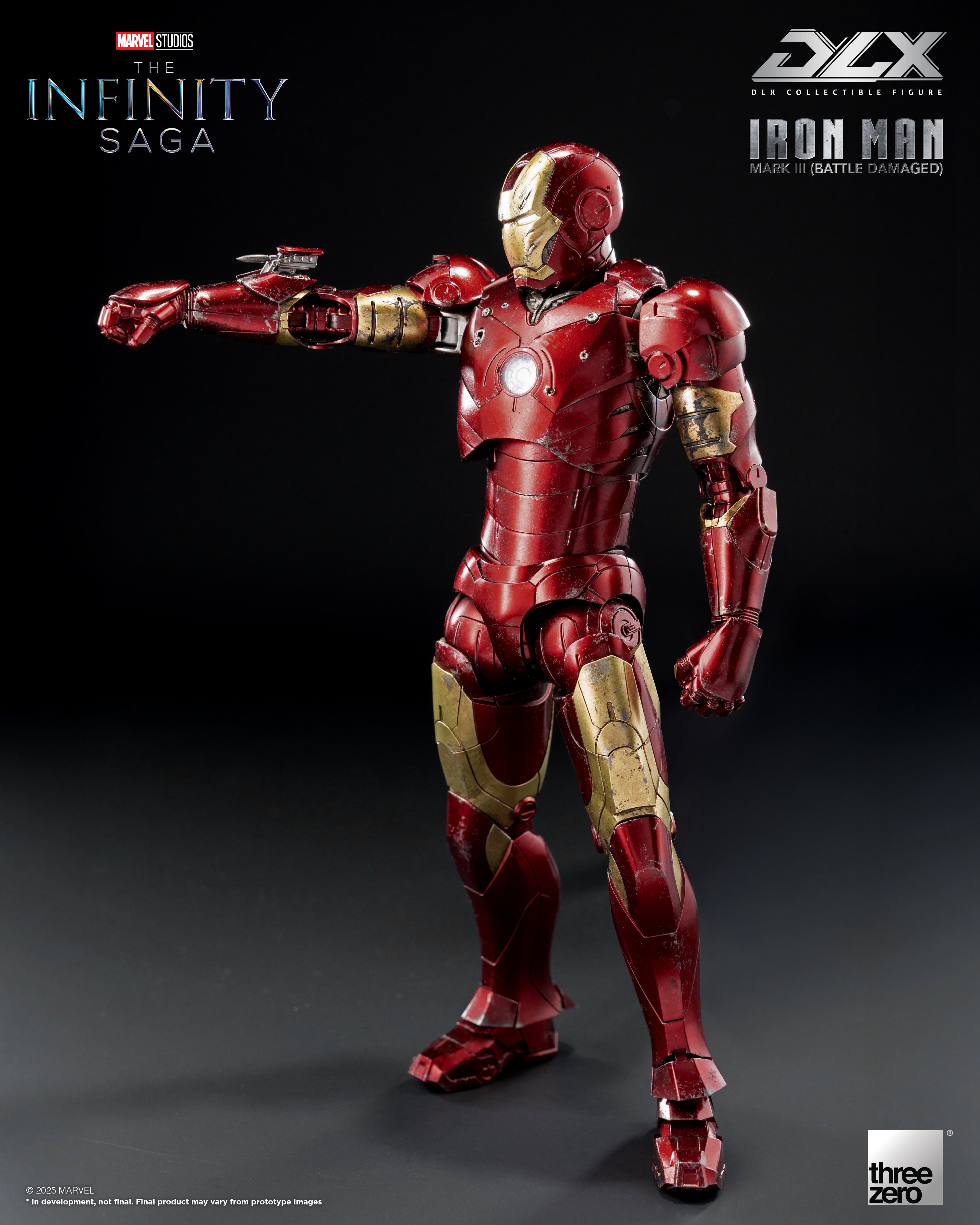 Threezero Marvel Studios: The Infinity Saga DLX Iron Man Mark 3 (Battle Damaged)、mySite、hgirdovlk