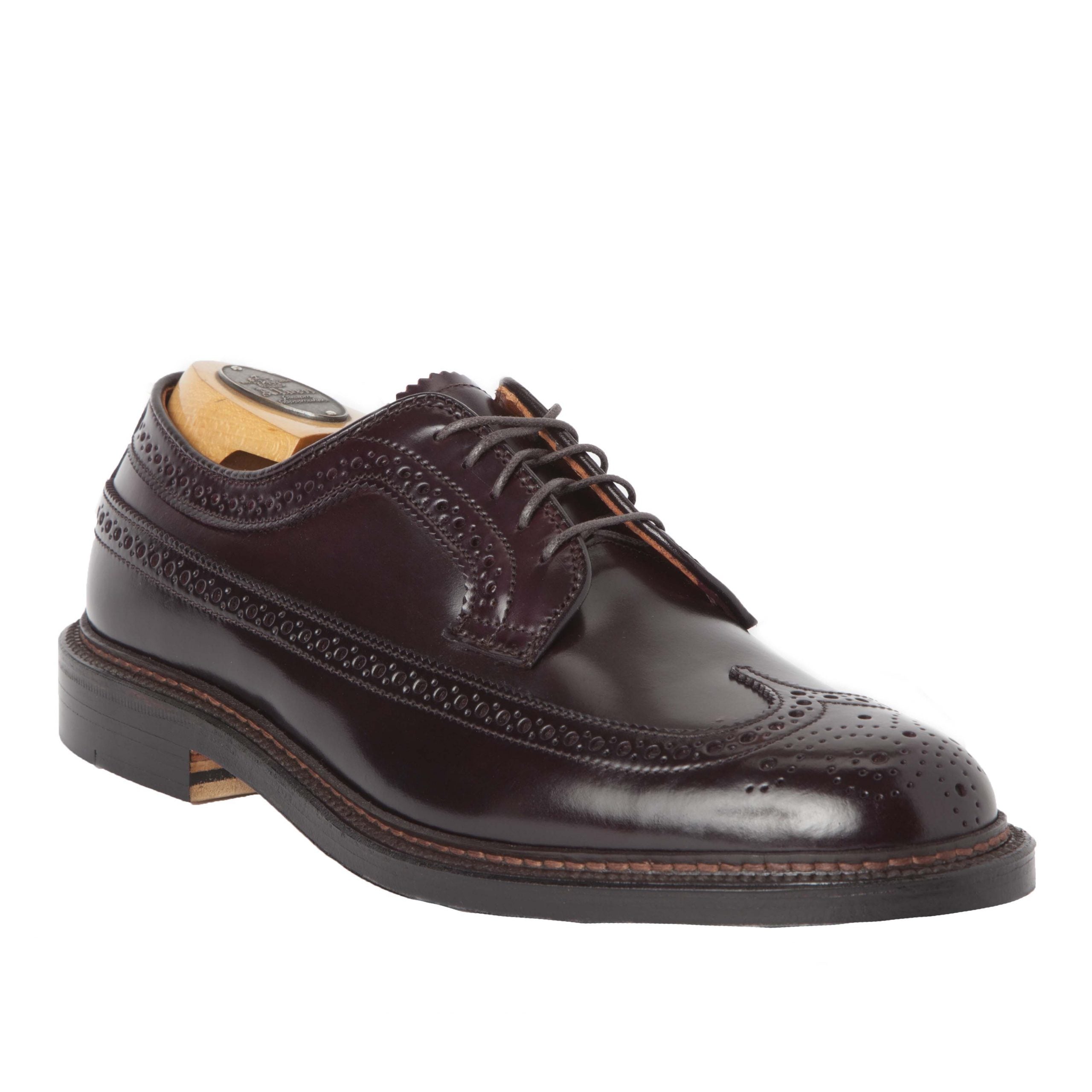  975 - Long Wing Blucher in Color 8 Shell Cordovanlo、mySite、preschool7hills