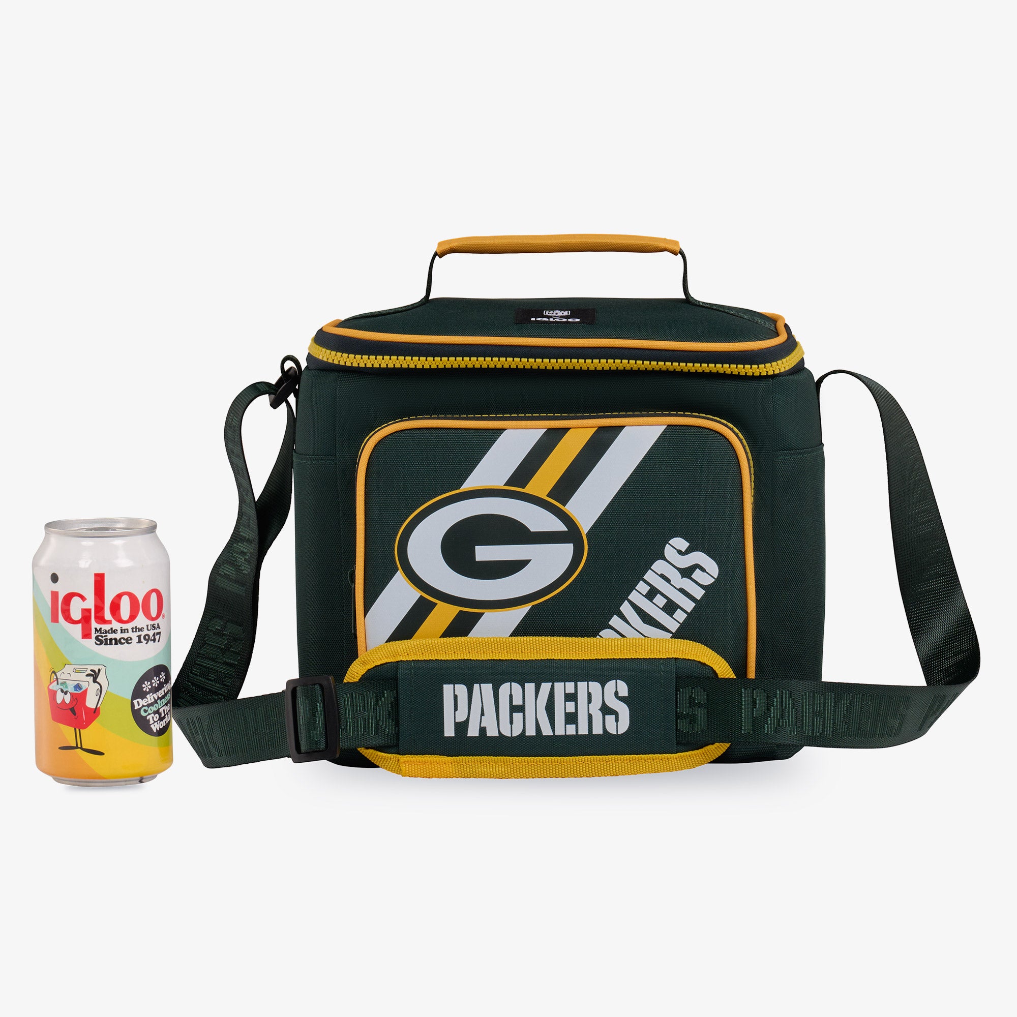 Green Bay Packers Square Lunch Cooler Bag、mySite、noshort