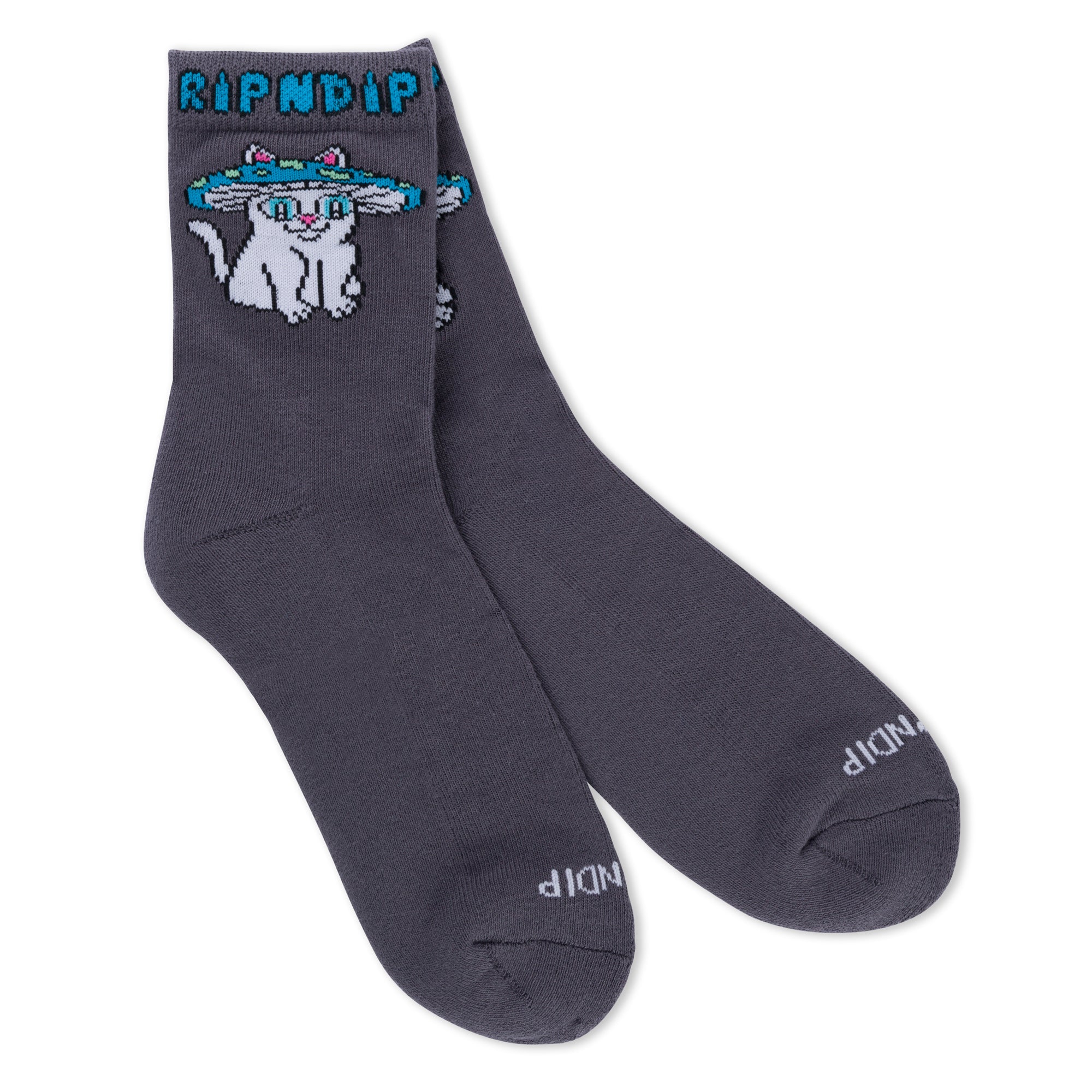  Shroom Cat Socks (Grey)、mySite、merchandisen