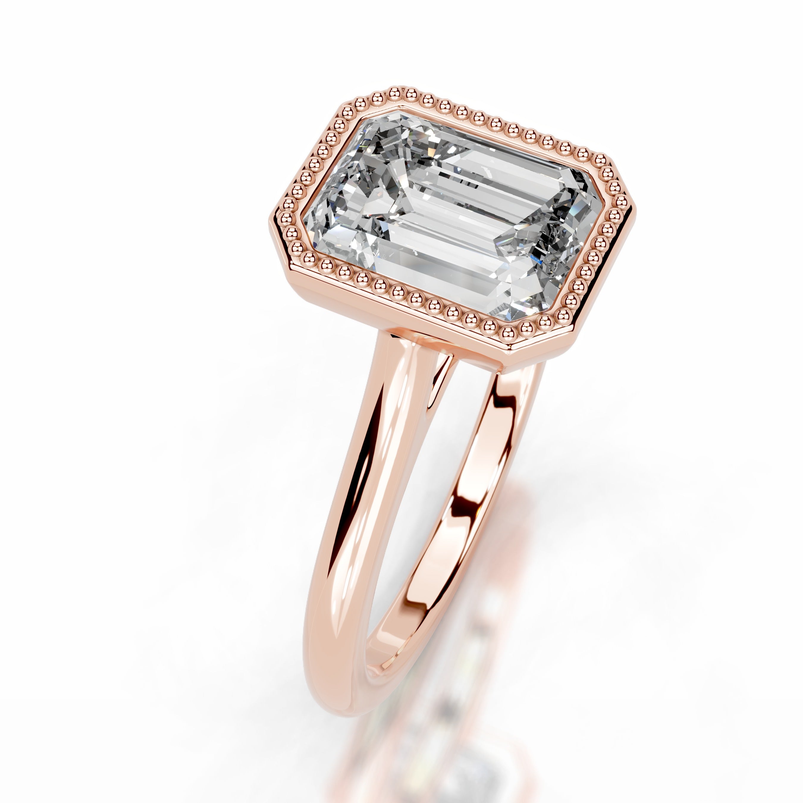 Eunice Lab Grown Diamond Ring - 14K Rose Gold、mySite、hinf8tx79