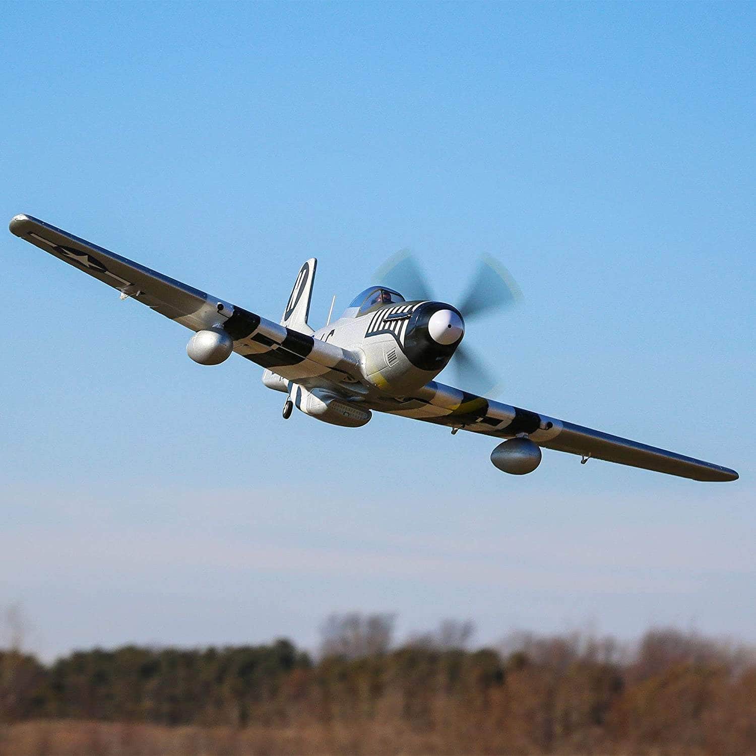  E-flite RC Airplane P-51D Mustang 1.2m BNF Basic with AS3X and Safe Select, EFL8950、mySite、merchandisen