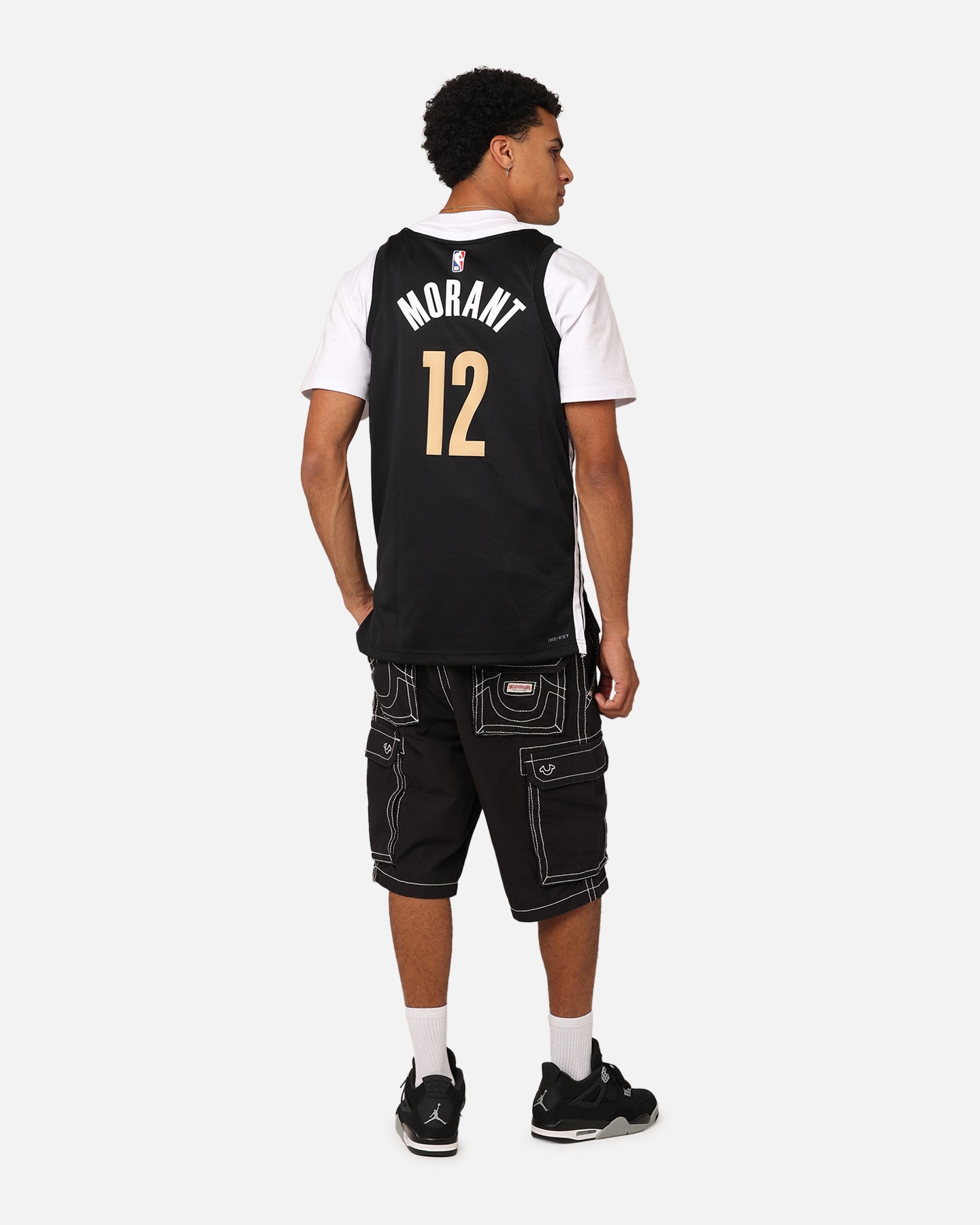 Nike Memphis Grizzlies Ja Morant Dri-FIT Swingman Jersey Black、mySite、zt4zffjzw
