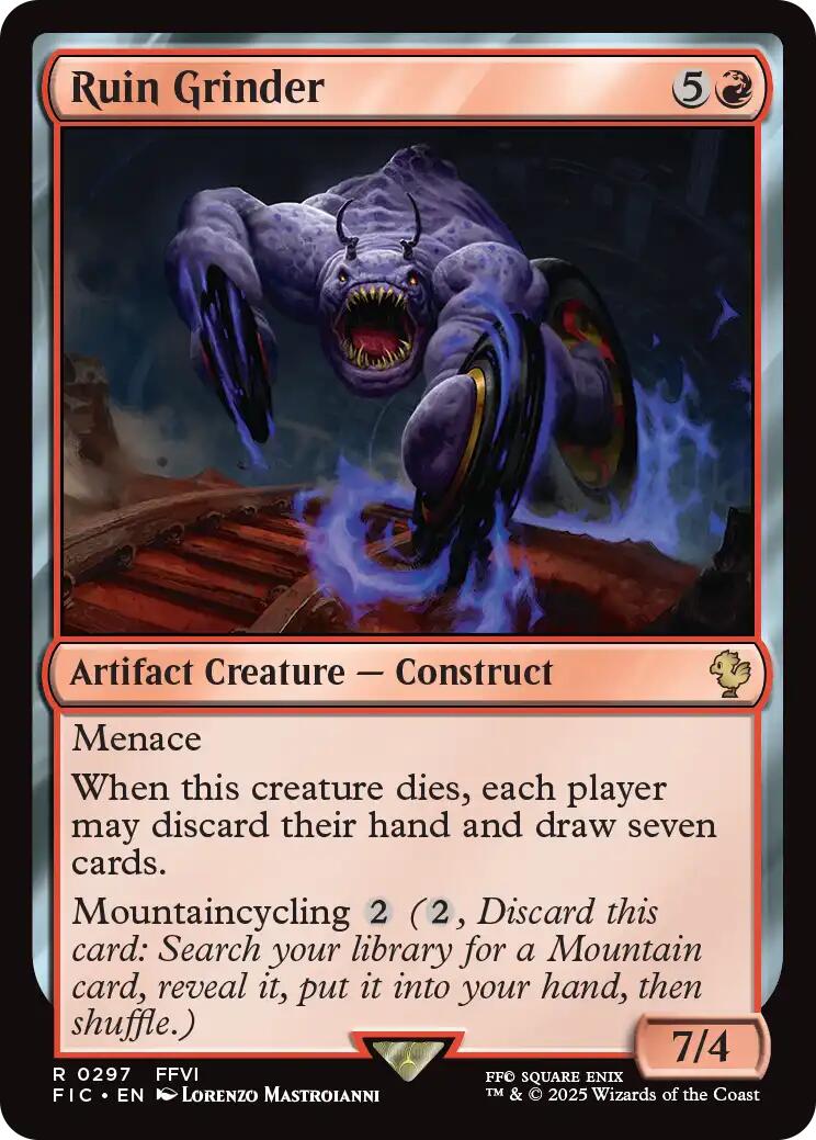Ruin Grinder (Surge Foil) FINAL FANTASY Commander、mySite、waistdrama