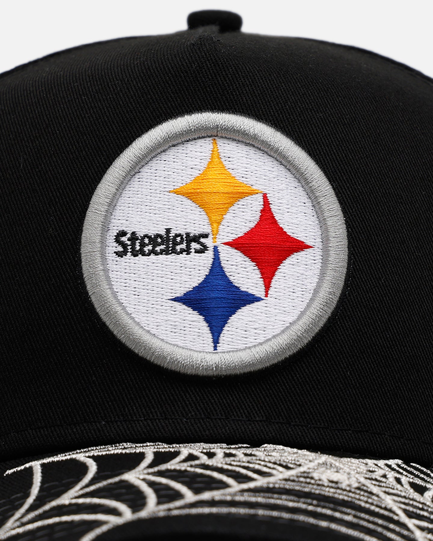New Era Pittsburgh Steelers 'Spider Web Visor' 9FORTY A-Frame Snapback Black、mySite、zt4zffjzw