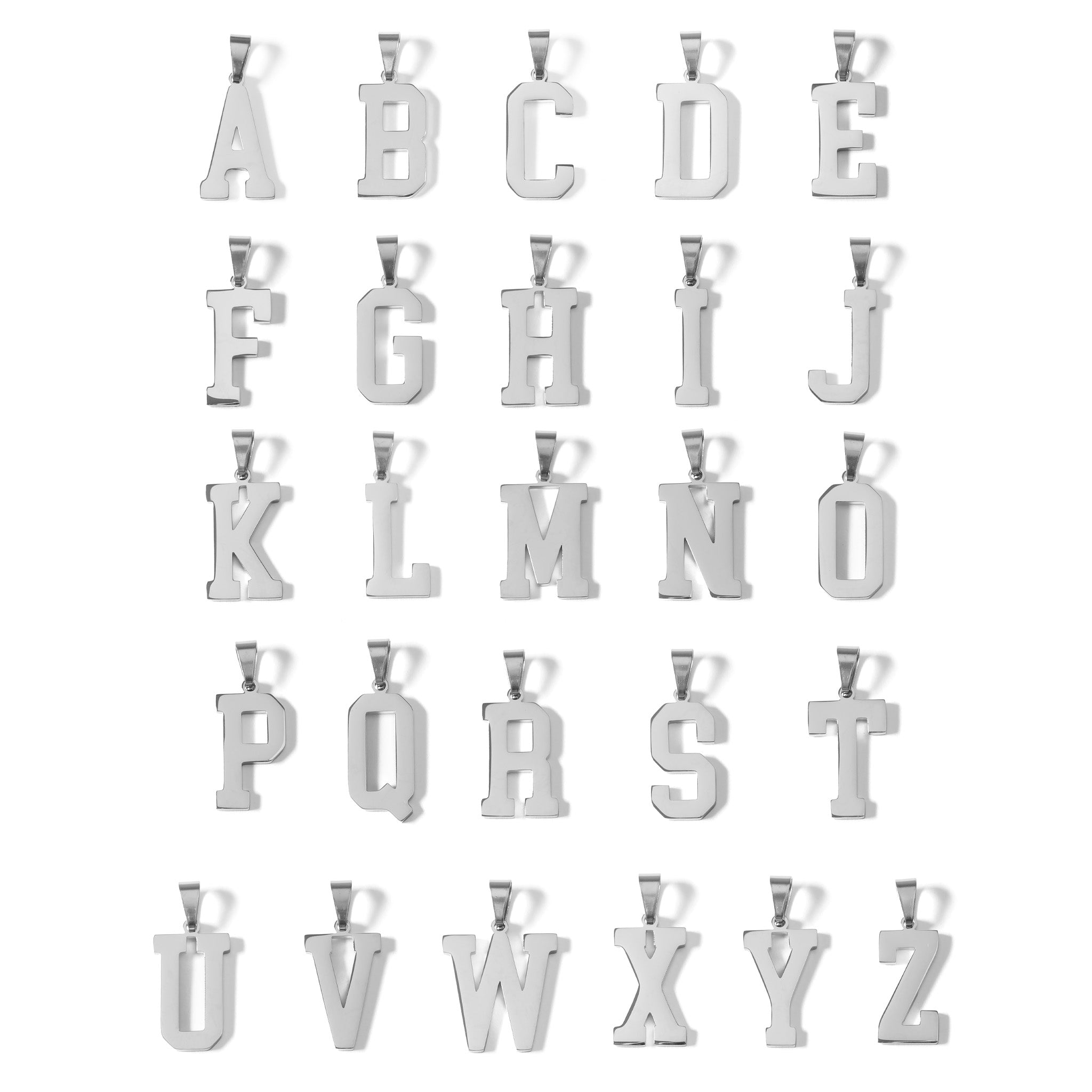 Stainless Steel Sport Letter Pendant / PDS0003、mySite、dreamappss