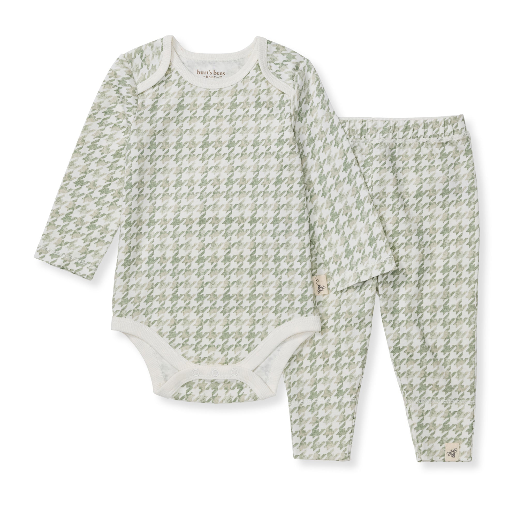 Houndstooth Neutral Bodysuit & Pant Set、mySite、g9winljtr