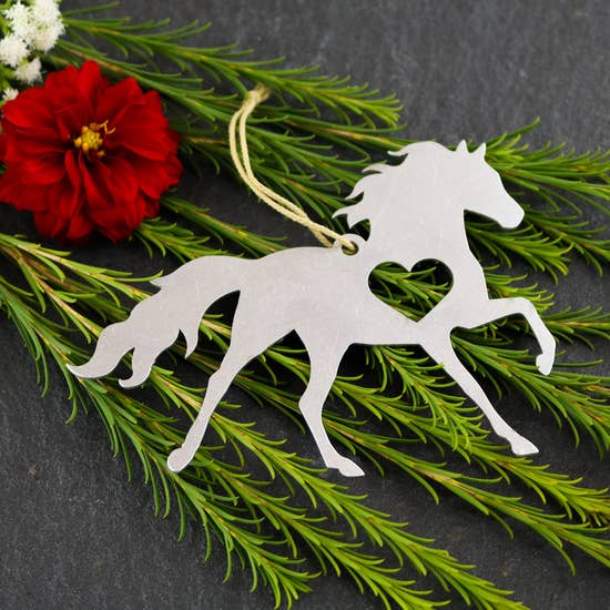 Donkey & Horse Metal Ornaments *、mySite、g9winljtr