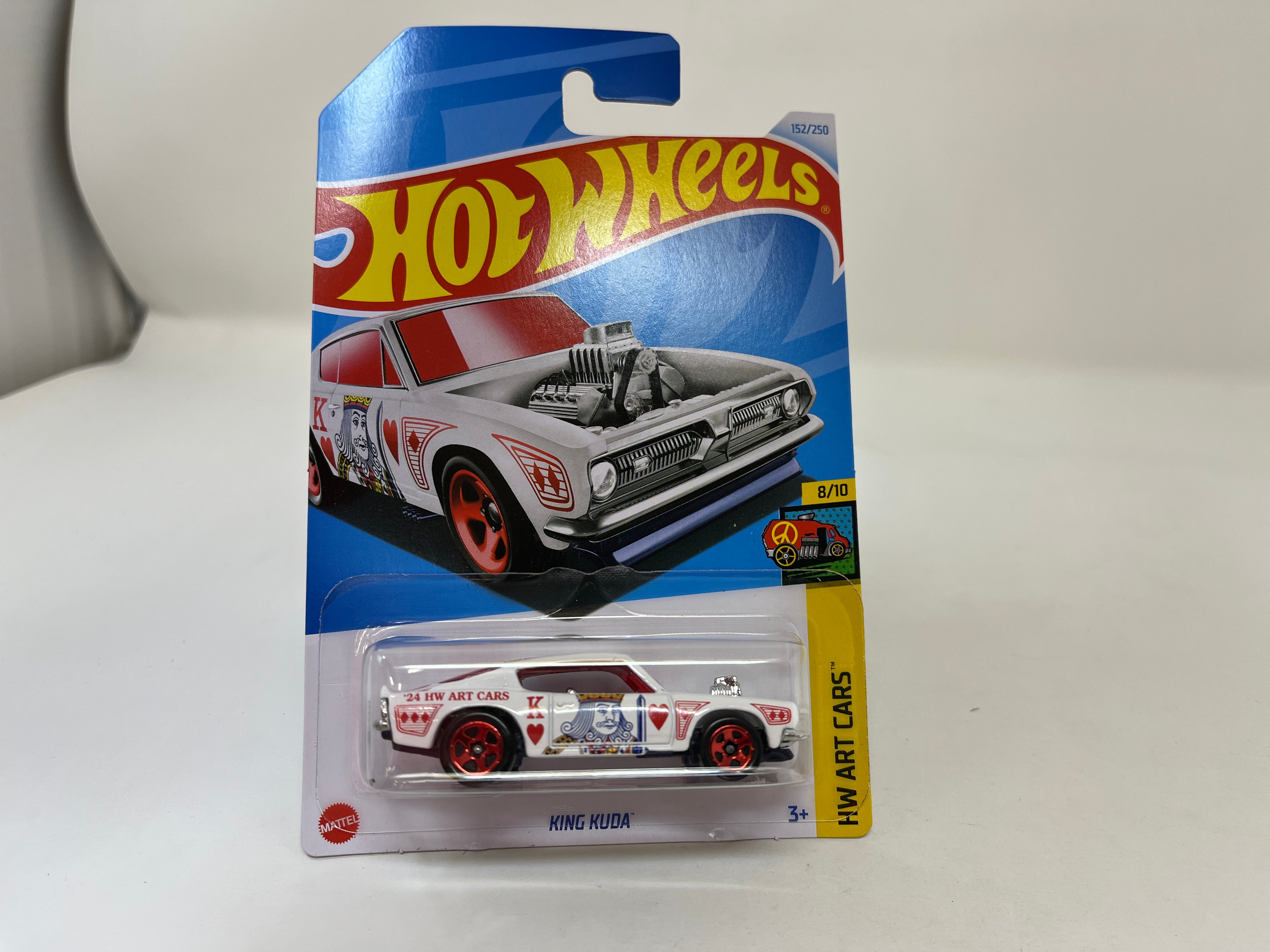 King Kuda #152 * White * 2024 Hot Wheels Case H、mySite、hgirdovlk