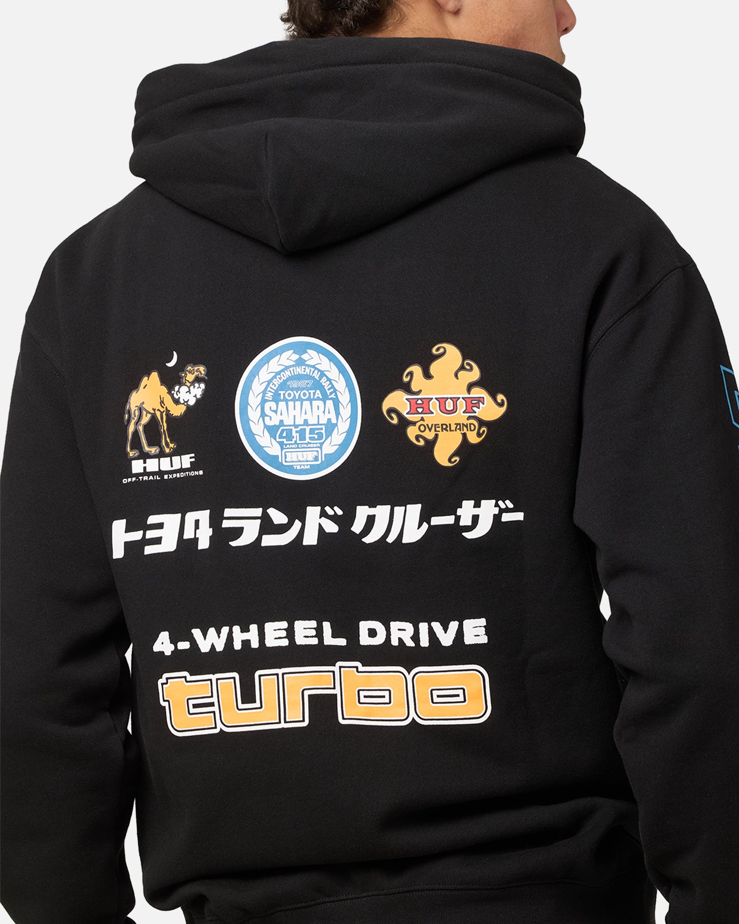 Huf X Toyota Sahara Rally Pullover Hoodie Black、mySite、zt4zffjzw