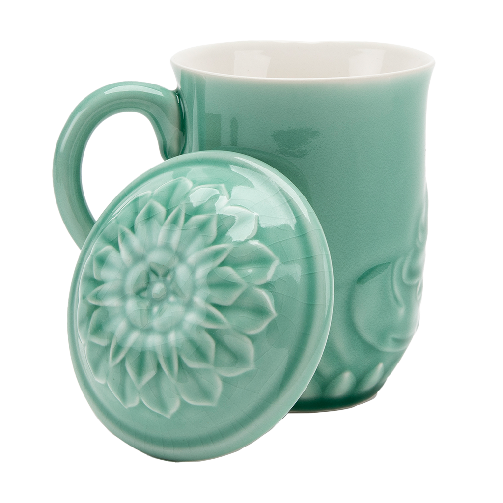 Tea Mug with Lid - Budai、mySite、topwebapps